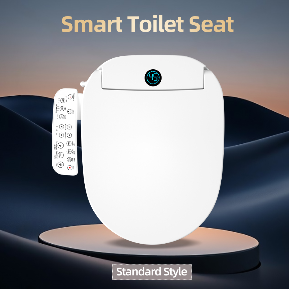 Ultra-Soft Smart Toilet Seat Cover - Heated Wash & Deodorization Function