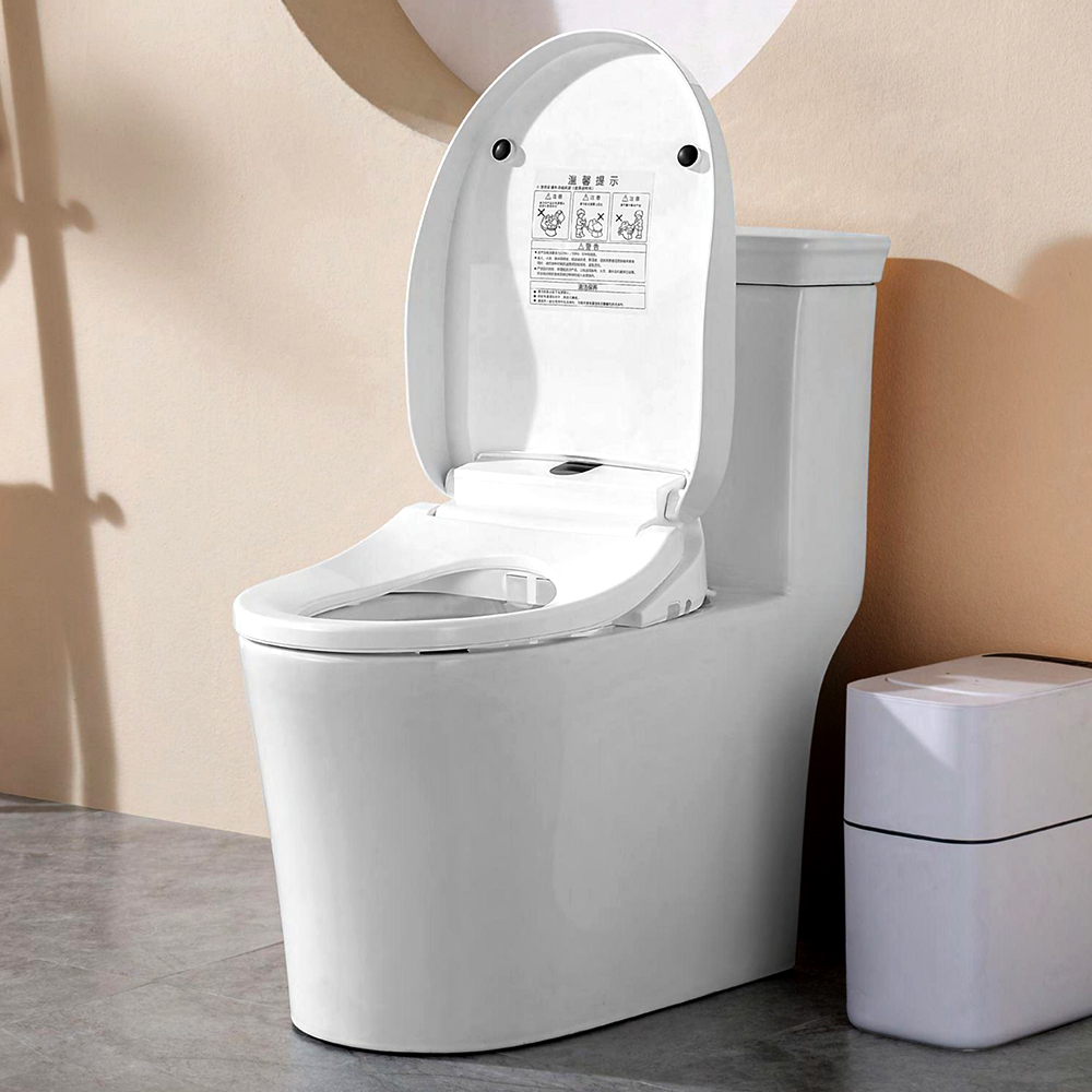 Premium Smart Toilet Seat Cover: Comfort Heated Seat & Soft Close Lid