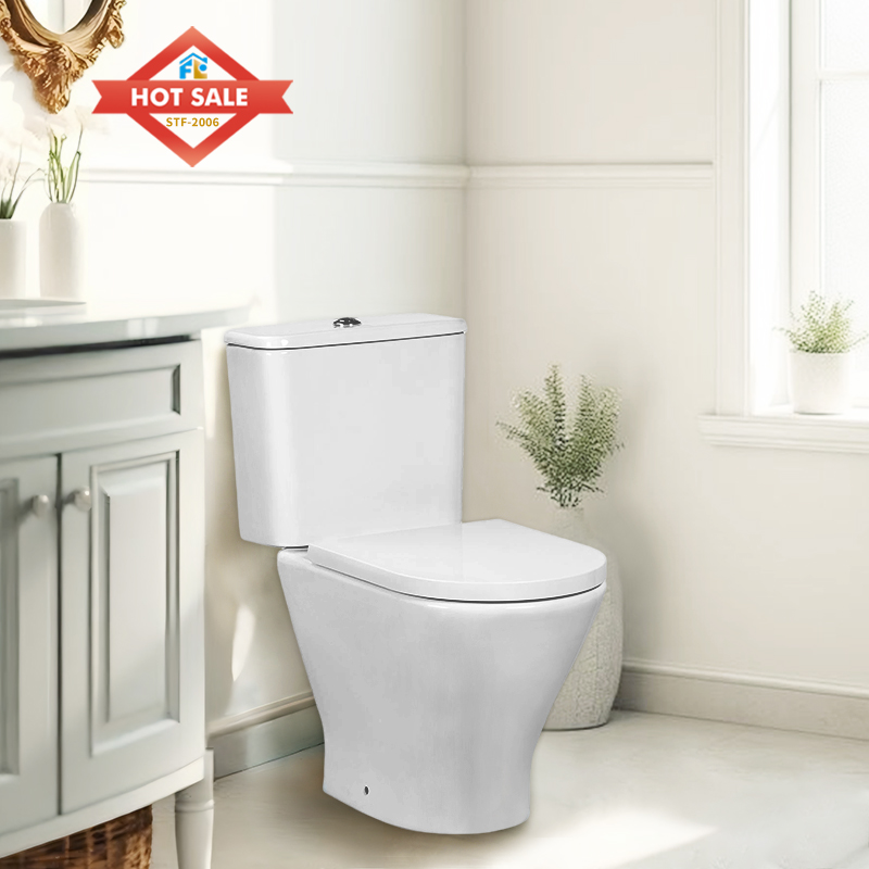 FLF-2006 Commercial Dual-Flush Toilet | 4/6L Water-Saving CE Certification | Soft-Close Seat | OEM Customization Available