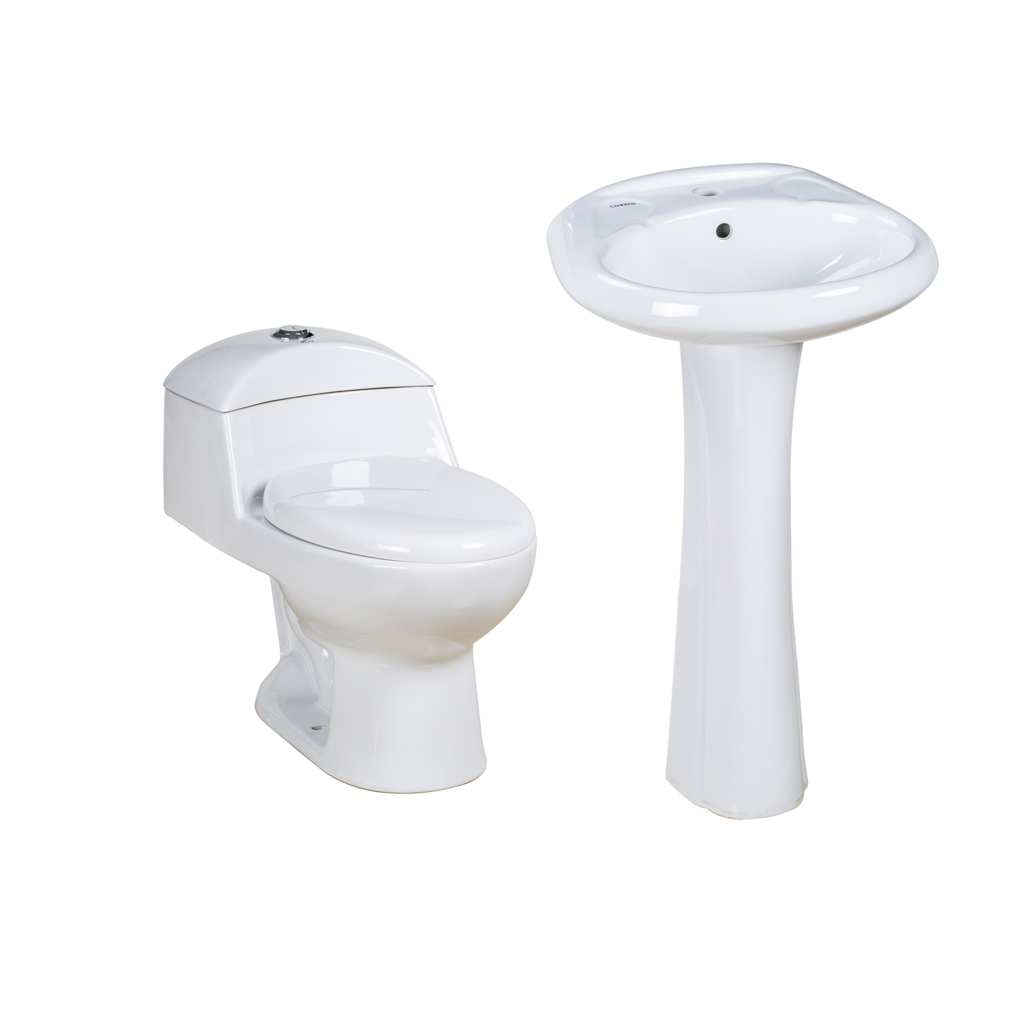 Bathroom Toilet and Sink Set