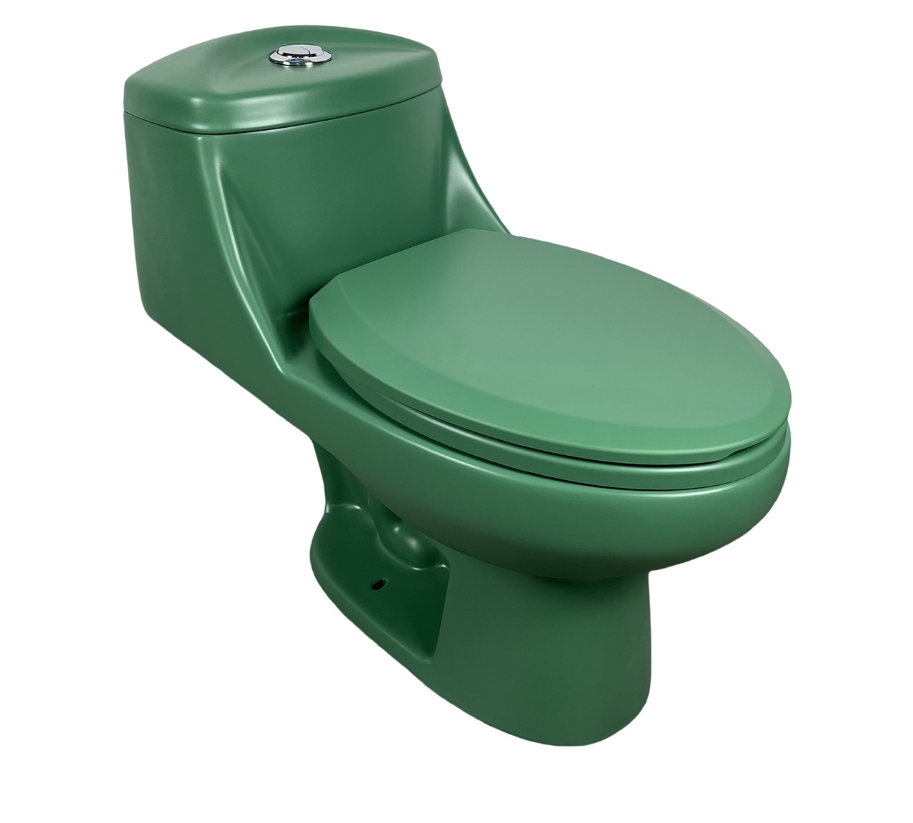 CE South America Green Sanitary Ware Floor Mounted Ceramic Siphonic Modern One Piece Toilet Bathroom Wc Toilet