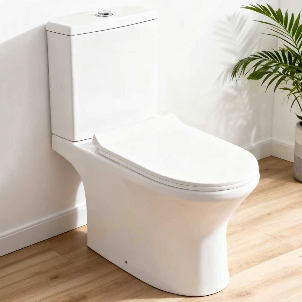 FLF-10 D-type Commercial Water-Saving Toilet | 4/6L Dual Flushing | Floor-standing for Easy Installation | Customizable Projects