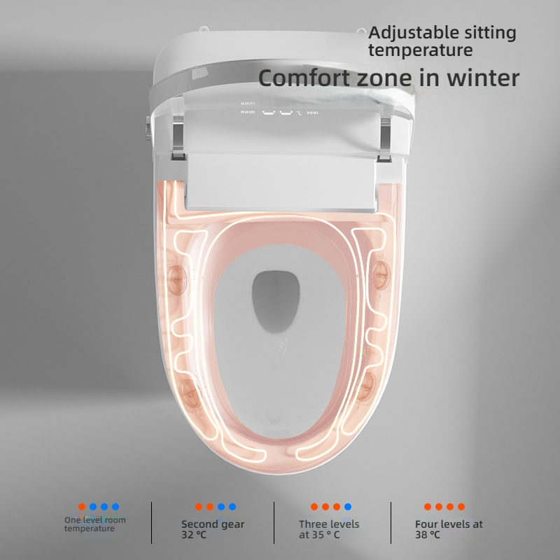 Factory Modern High-End Smart Toilet Automatic Intelligence with Remote Control Floor-Mounted for Bathroom Sanitary