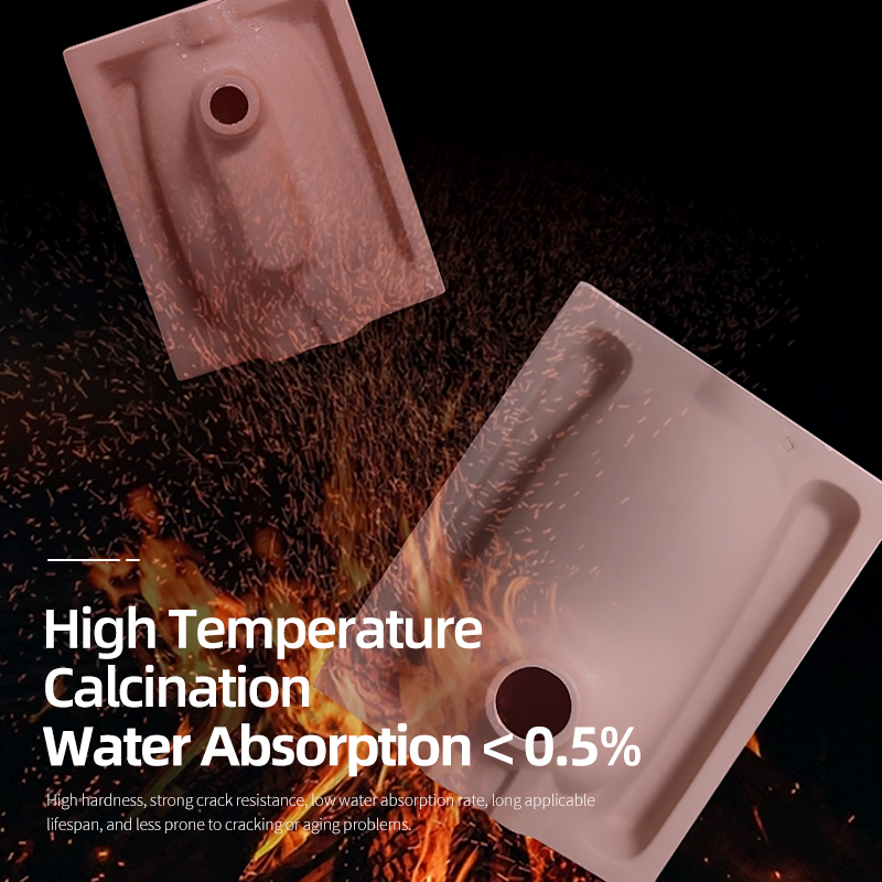  Quality Product Modern Ceramic Bedpan Squatting Pit Toilet Impact Rimless Pan for bathroom