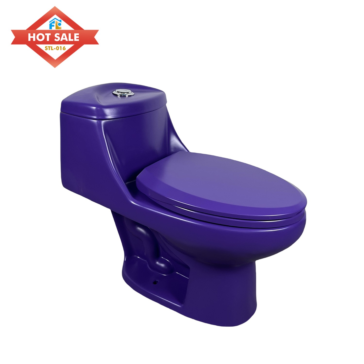 Bathroom Ceramic Toilet One Piece Sanitary Ware Siphonic Commode WC Bowl Water Closet
