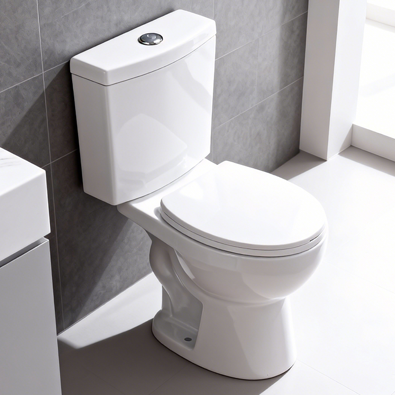 Siphonic Flush S-Trap Toilet Sanitary Ware Dual Flush Elongated Toilet Bowl for Bathroom