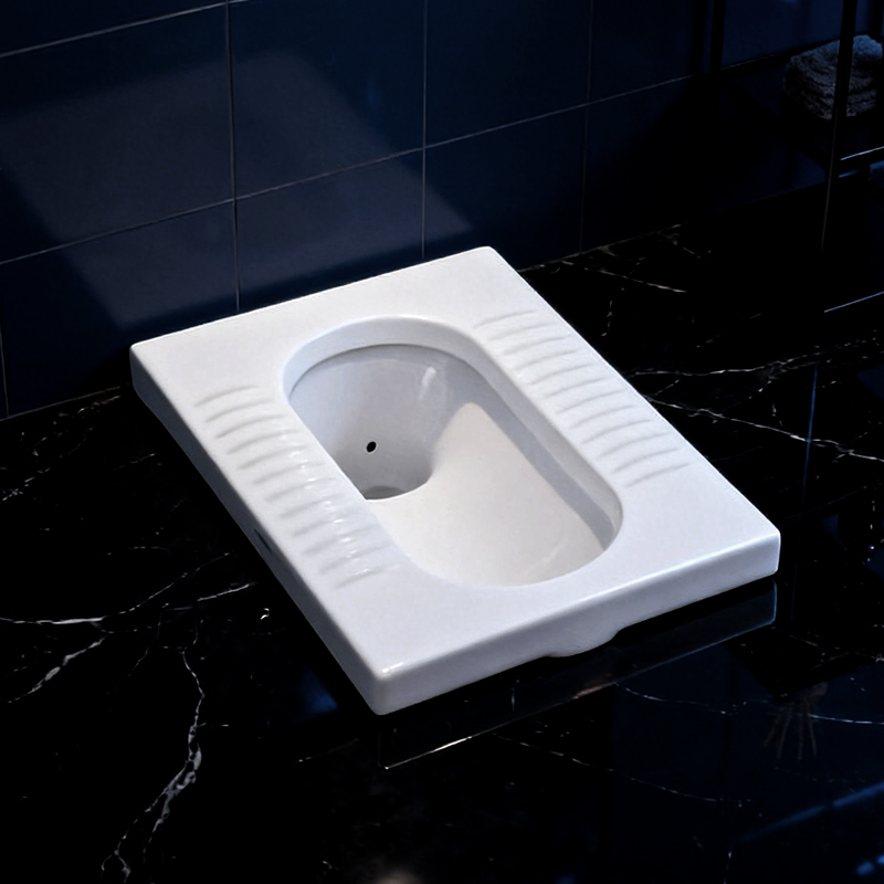 Squat Toilet with Trap High Quality Ceramic Squatting and Sitting Toilet for bathroom
