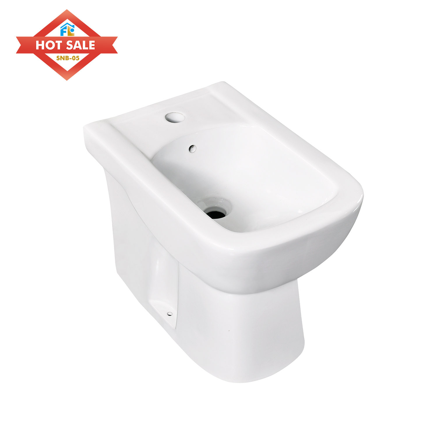 Fluor Ceramic Bidet for Women - Eco-Friendly Material, Hygienic & Easy to Use