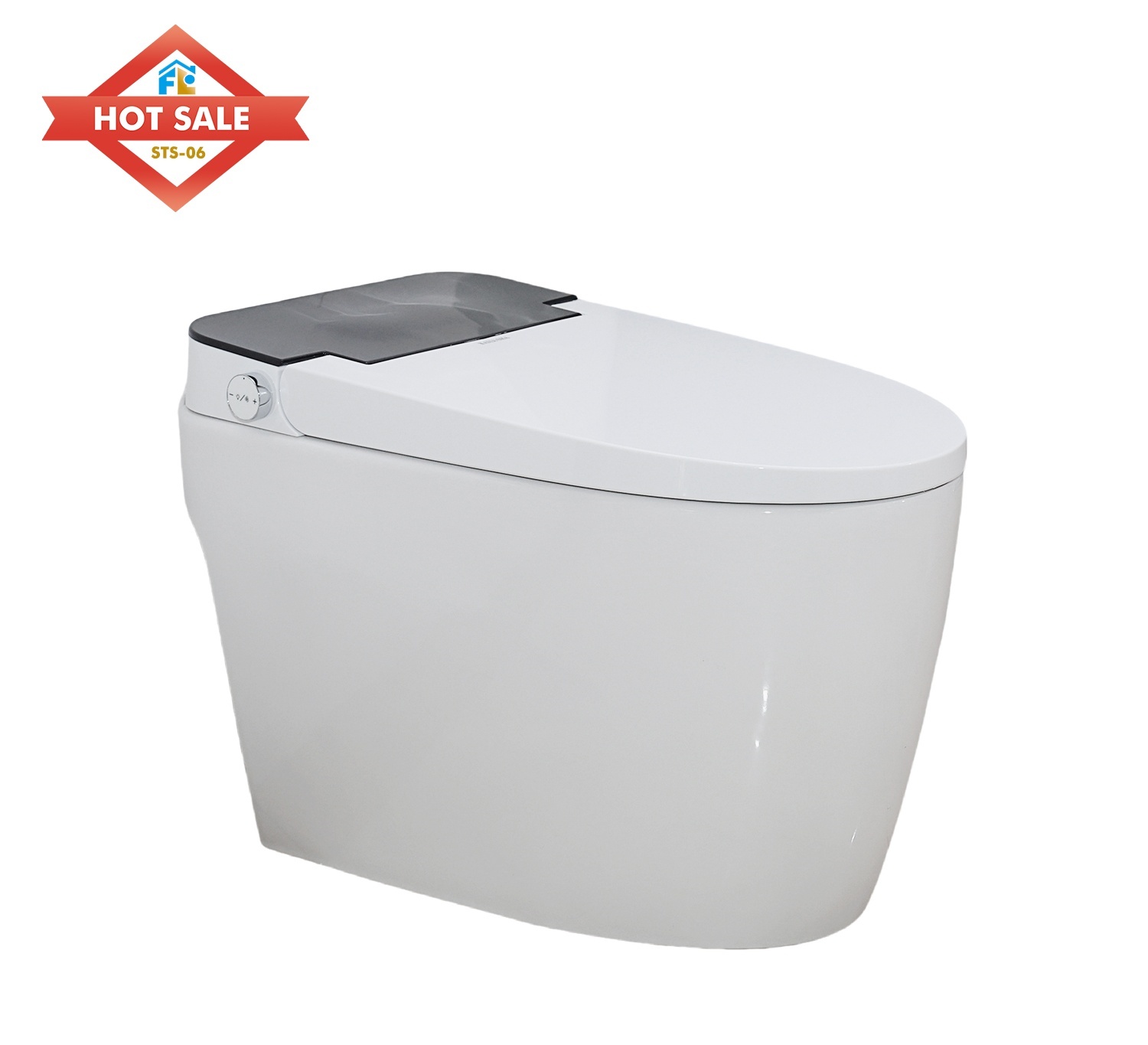 Smart Water-Saving Toilet: Advanced S-Trap Design for Superior Flushing Efficiency