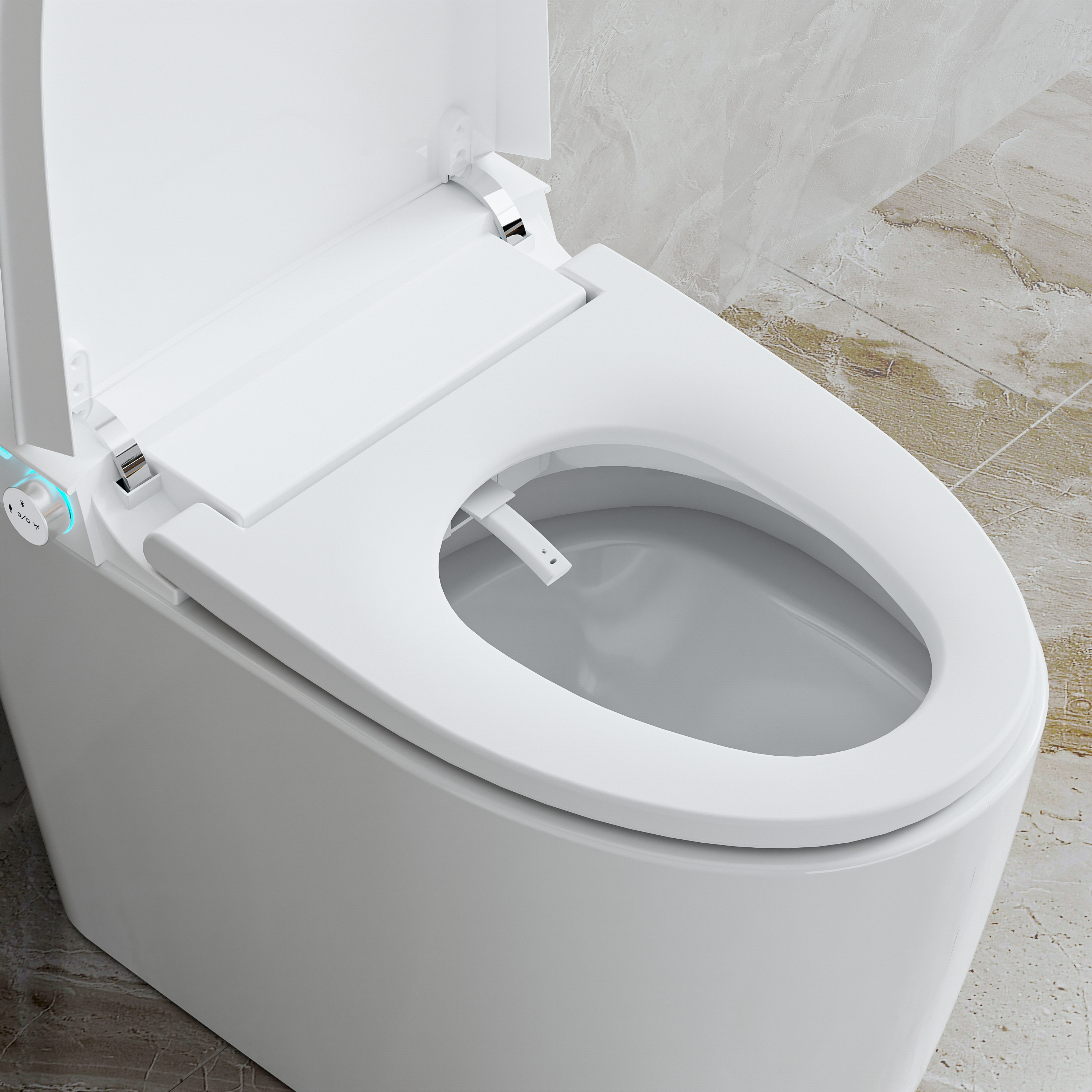 High-End Modern Smart Toilet Automatic Intelligence with Remote Control Floor-Mounted for Bathroom Sanitary