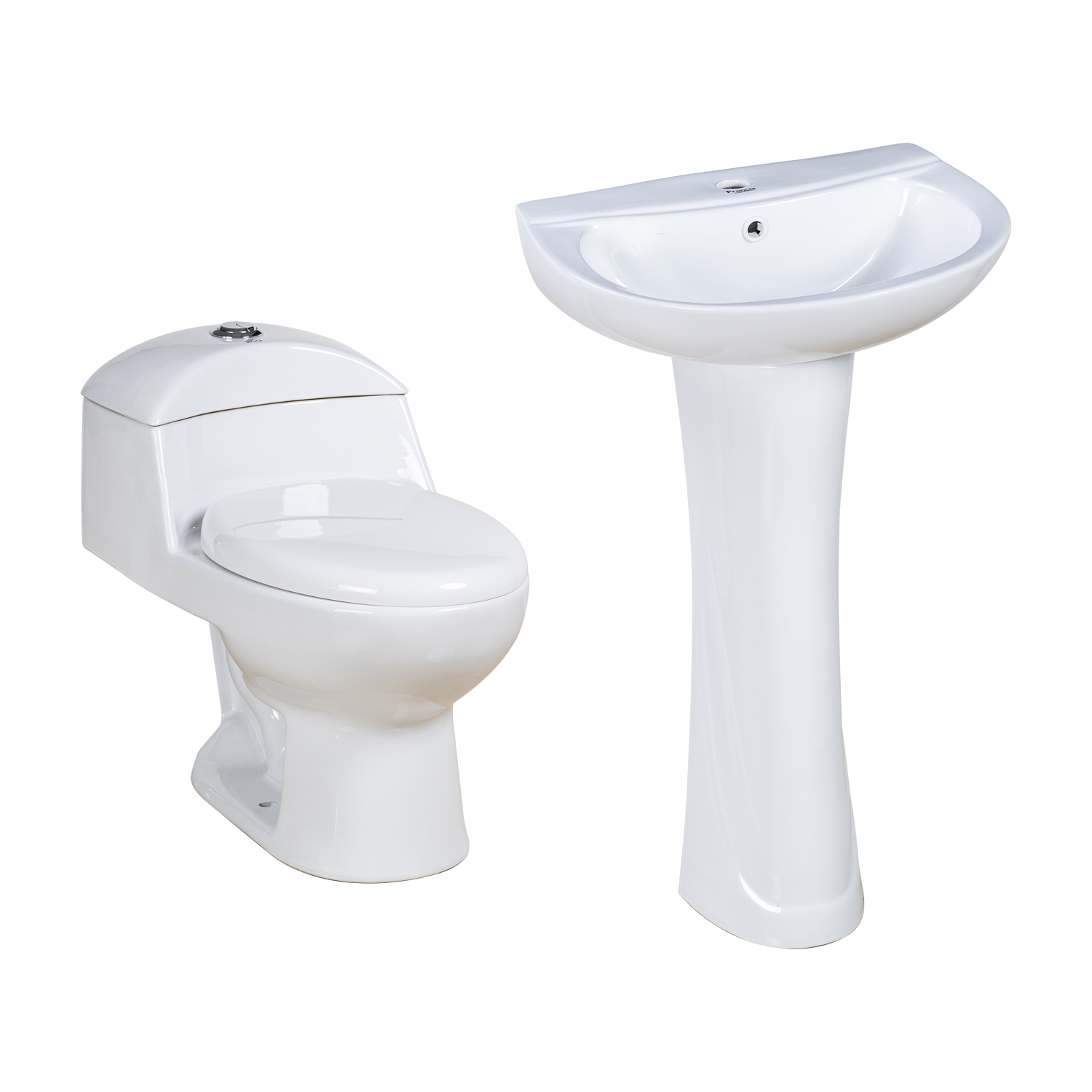 Chinese Factory High-Quality Cheap Price Sanitary Ware Bathroom Ceramic Wc Two-Piece Toilet With Wash Basin