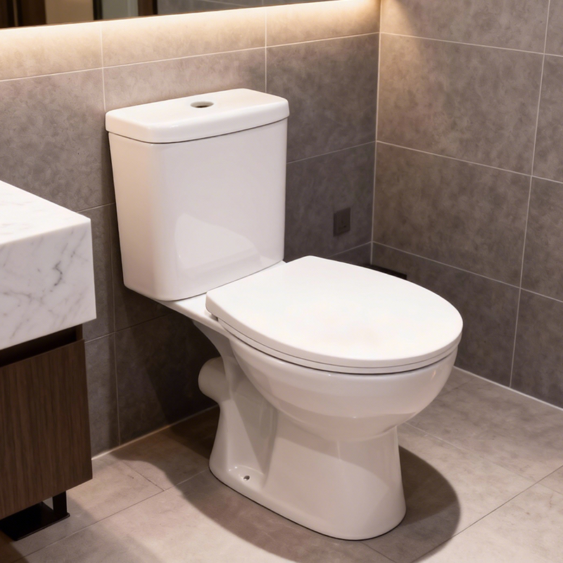 Commercial White Toilet FLF-05P | Water-Efficient & Modern Design