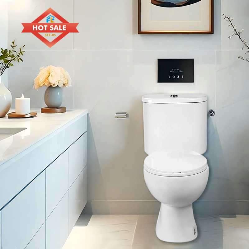 Commercial White Toilet FLF-05S | Water-Efficient & Modern Design