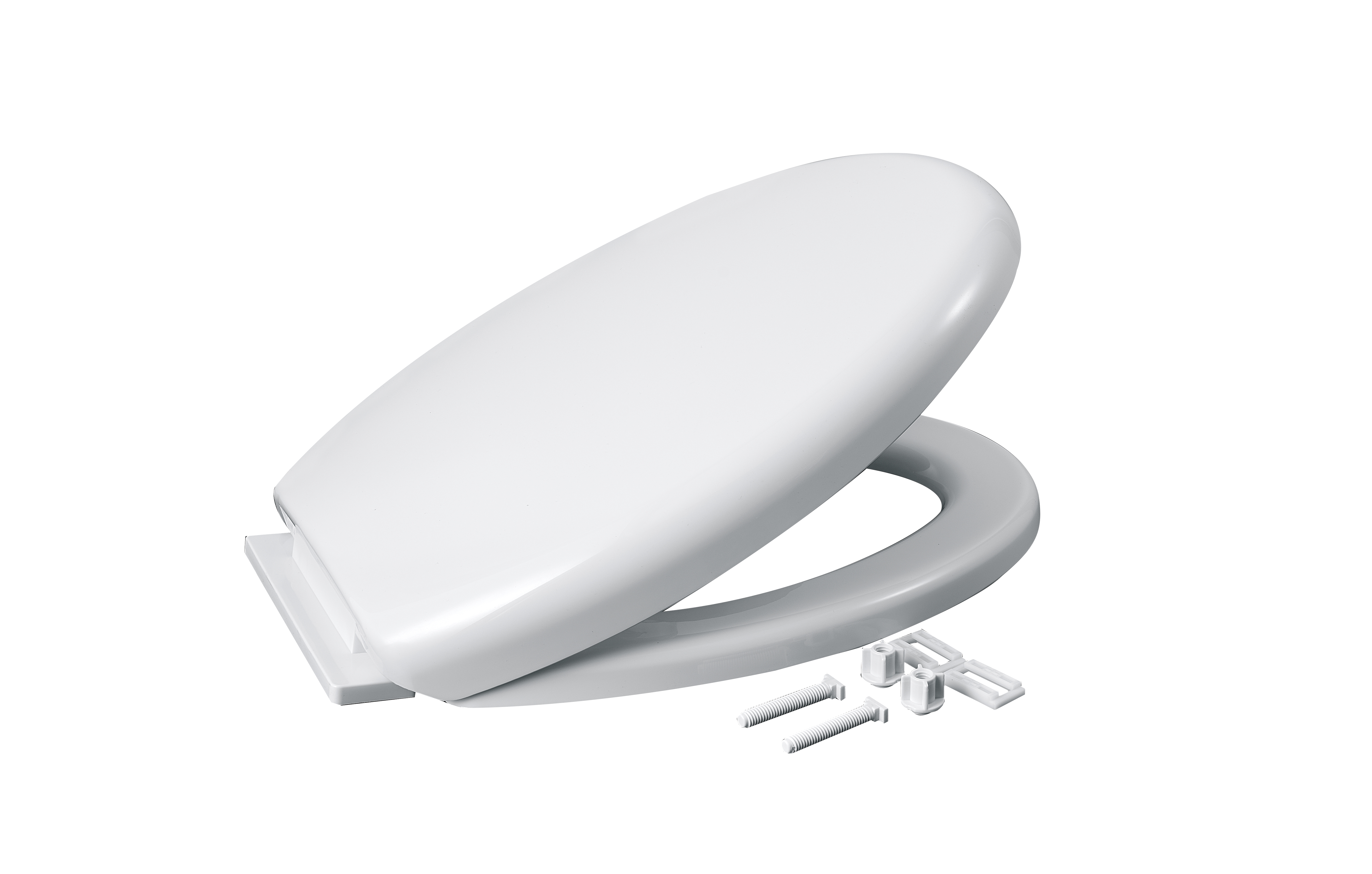 06A Universal Oval Toilet Seat | Screw Installation, Sturdy and Durable, Economical and Practical
