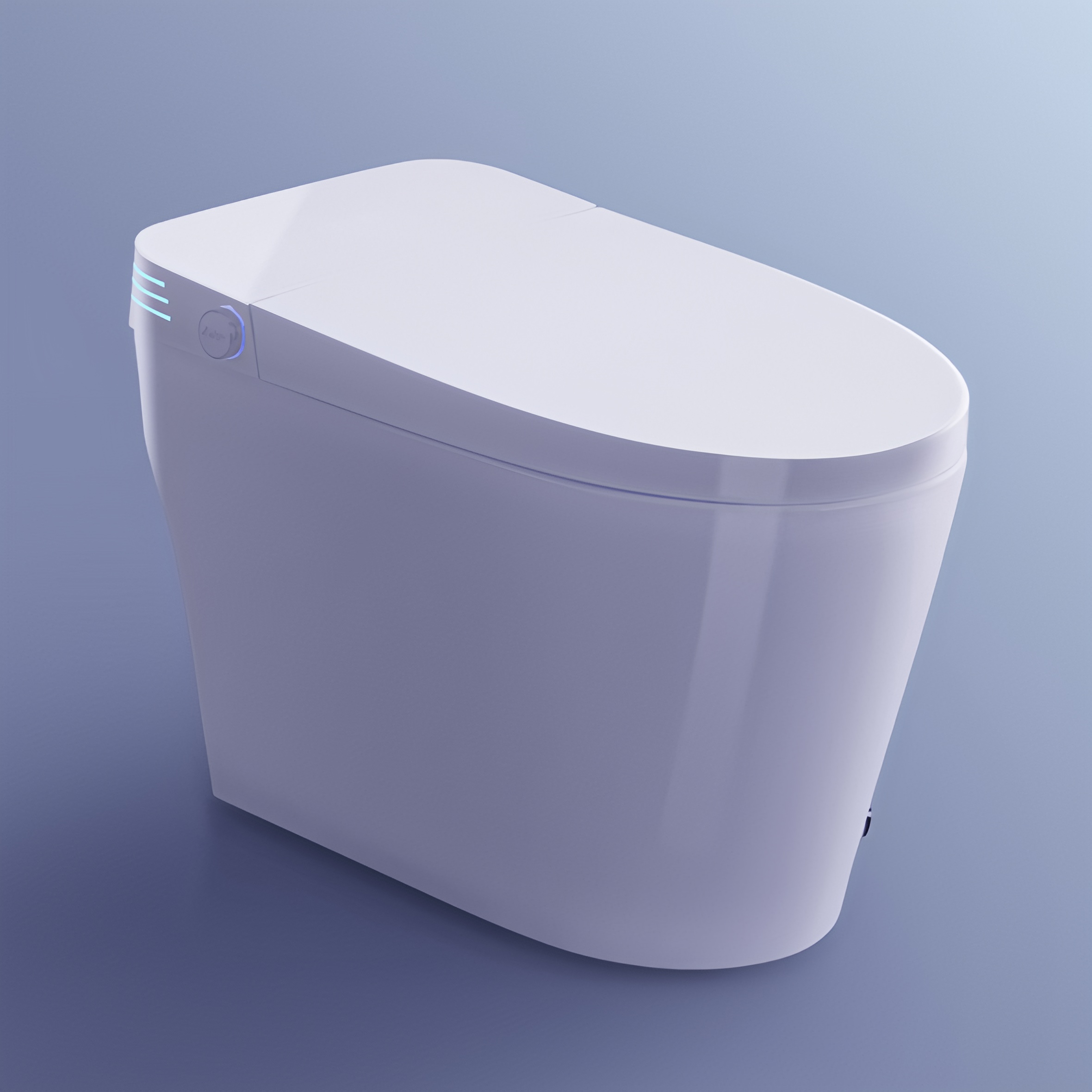 High-End Modern Smart Toilet Automatic Intelligence with Remote Control Floor-Mounted for Bathroom Sanitary