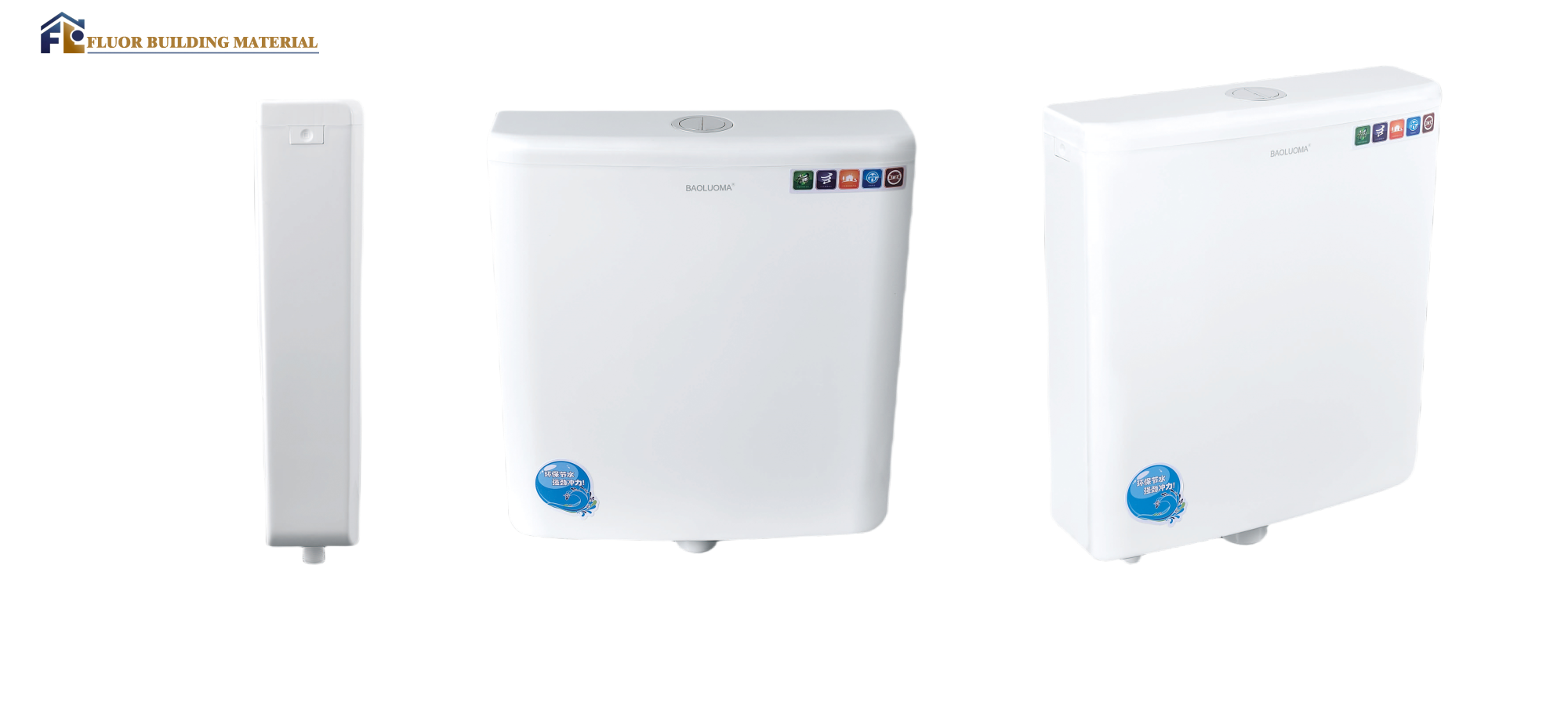 Modern Design Plastic Squat Toilet Water Tank Accessory Valve for Hotels Washrooms Villas Apartments