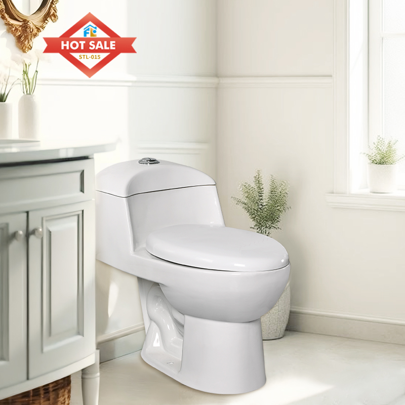 Factory Wholesale Rimless Sanitary Ware Inodoros Modernos Siphon Flushing Floor Mounted Bathroom One Piece Ceramic WC Toilet