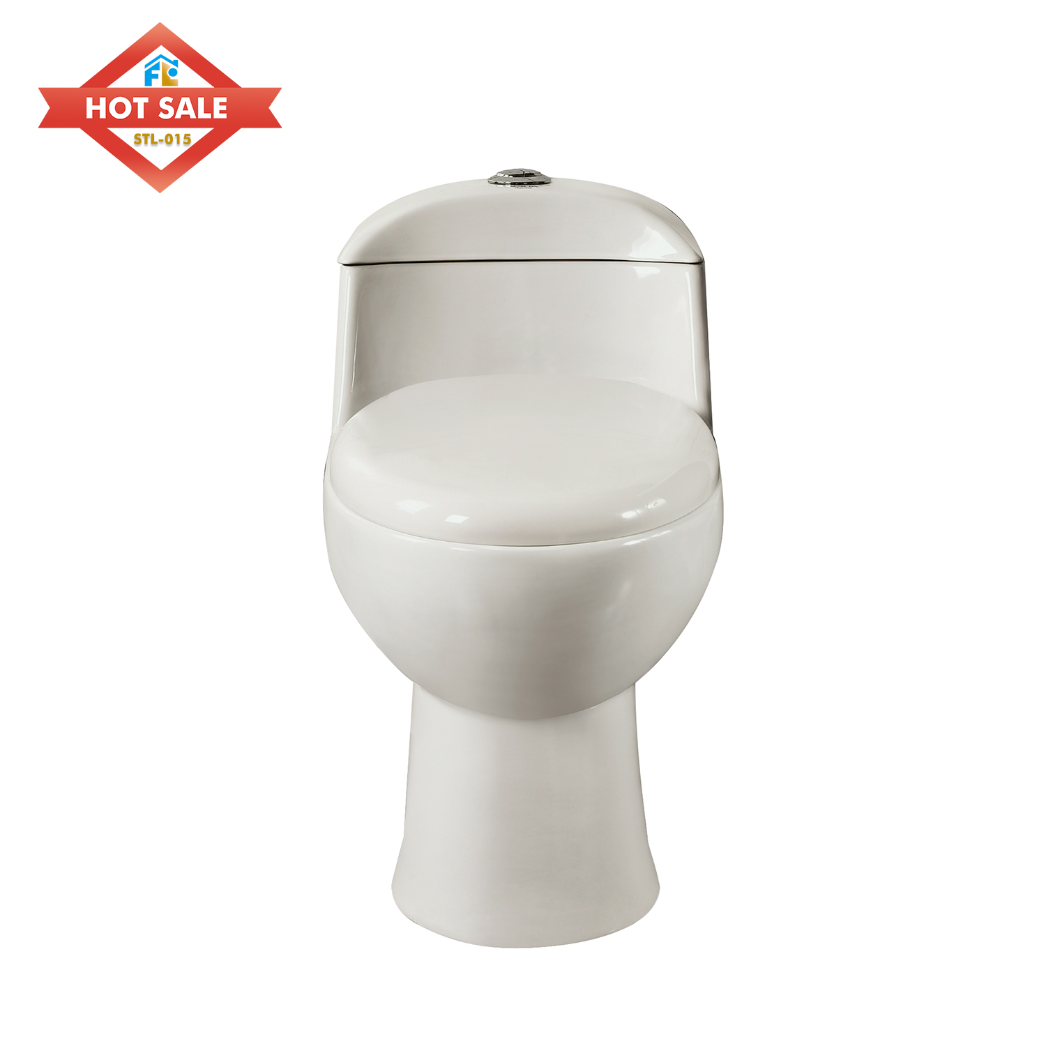 Factory Wholesale Economic Black Siphon Flushing Sanitary Ware Floor Mounted One Piece Bathroom Ceramic One Piece WC Toilet Bowl