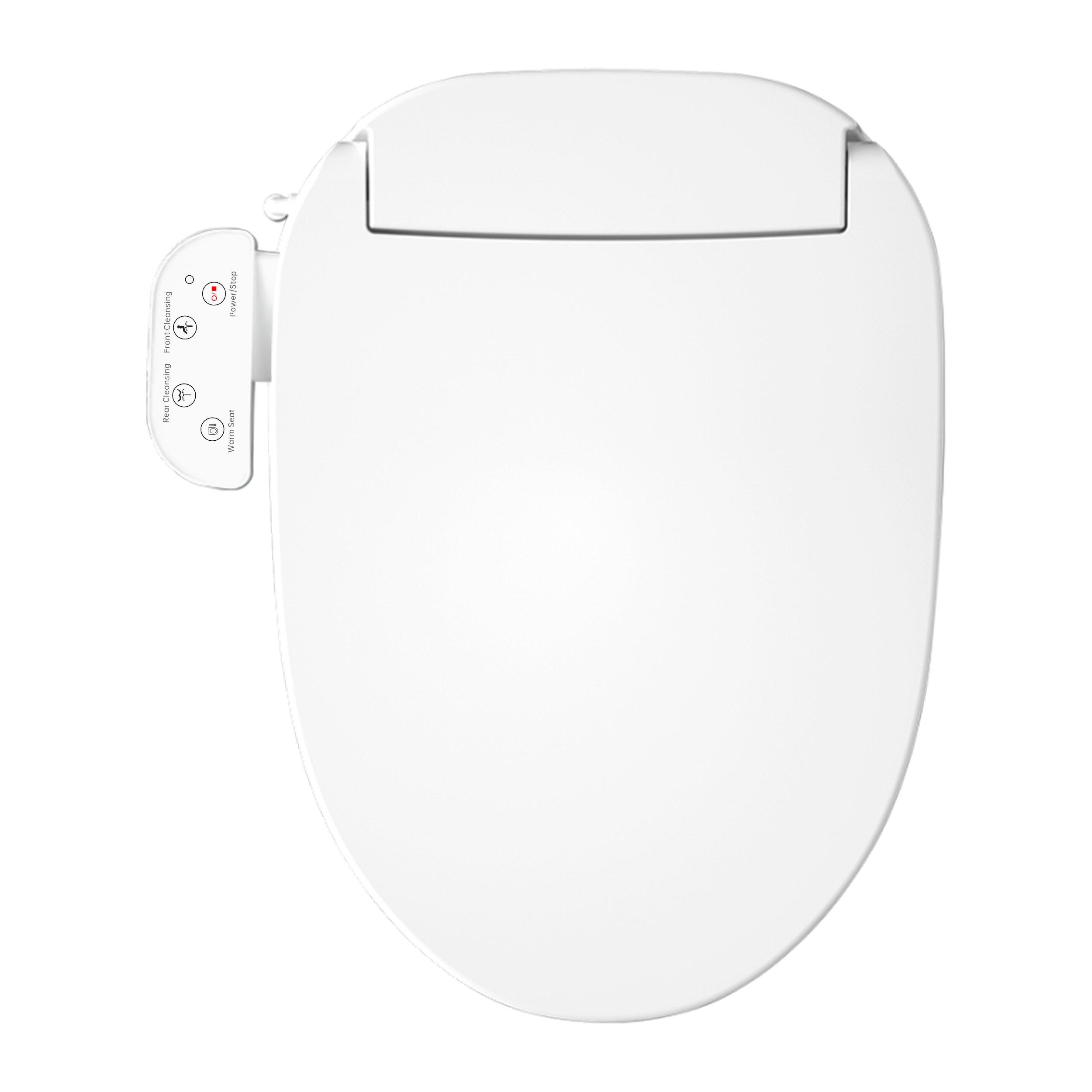 Intelligent Smart Electric Bidet Toilet Seat Cover with Remote Control for Bathroom