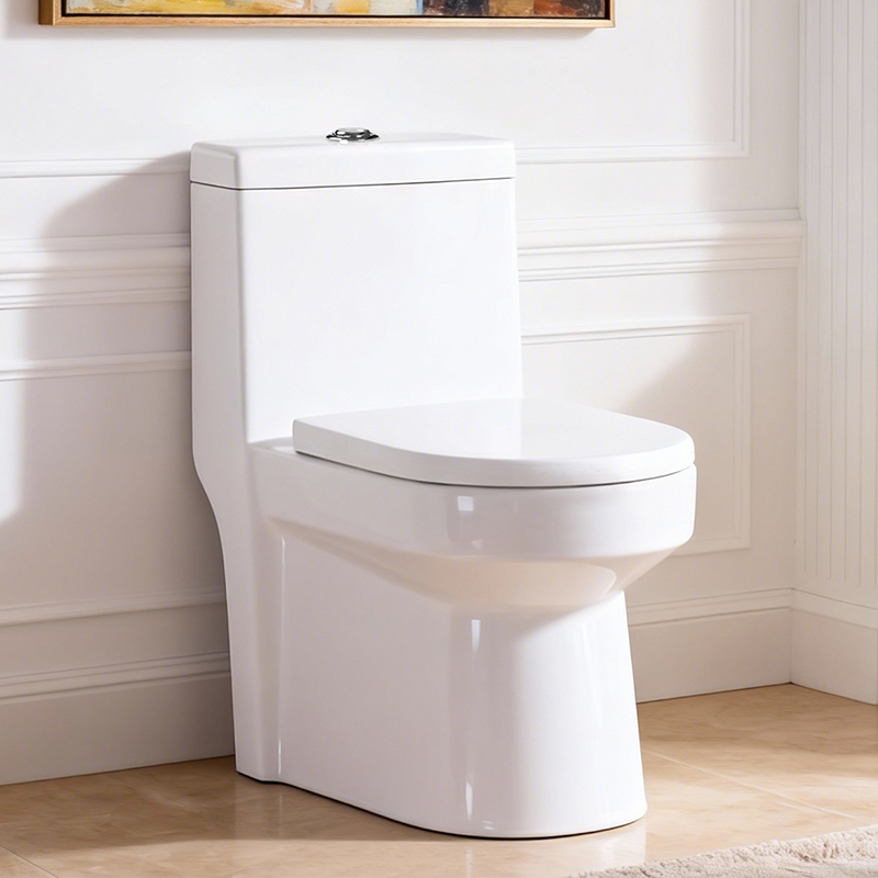 Bathroom Toilet One Piece Sanitary Ware Gravity Flushing Siphonic Commode WC Bowl Water Closet toilet  for Bathroom