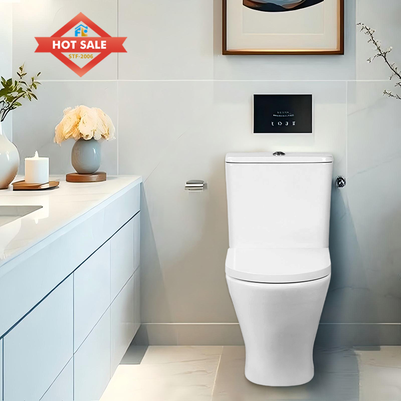FLF-2006 Commercial Dual-Flush Toilet | 4/6L Water-Saving CE Certification | Soft-Close Seat | OEM Customization Available