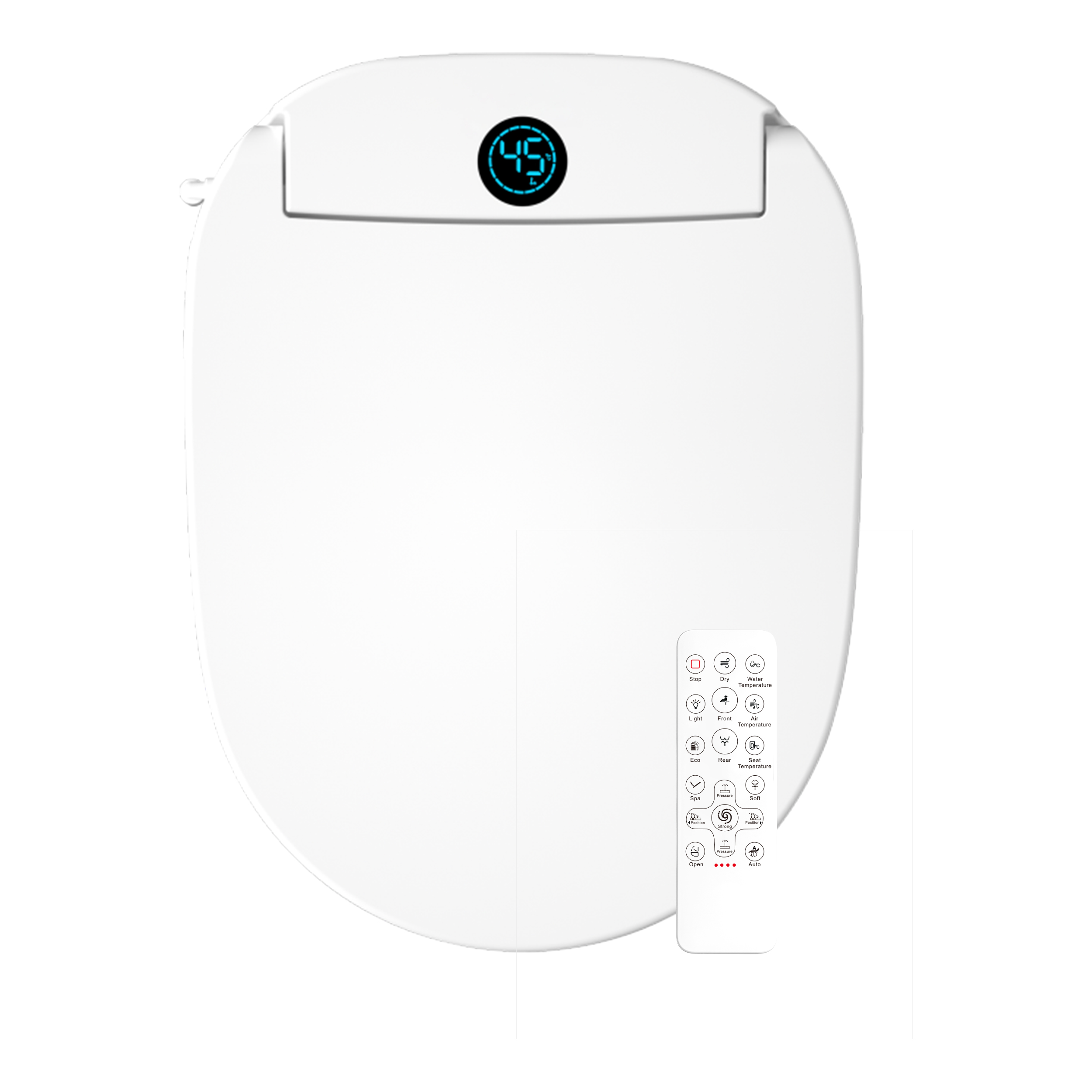 China New Top Style Bathroom Sanitary Ware Intelligent Smart Bidet Toilet Seat Cover for Hotel