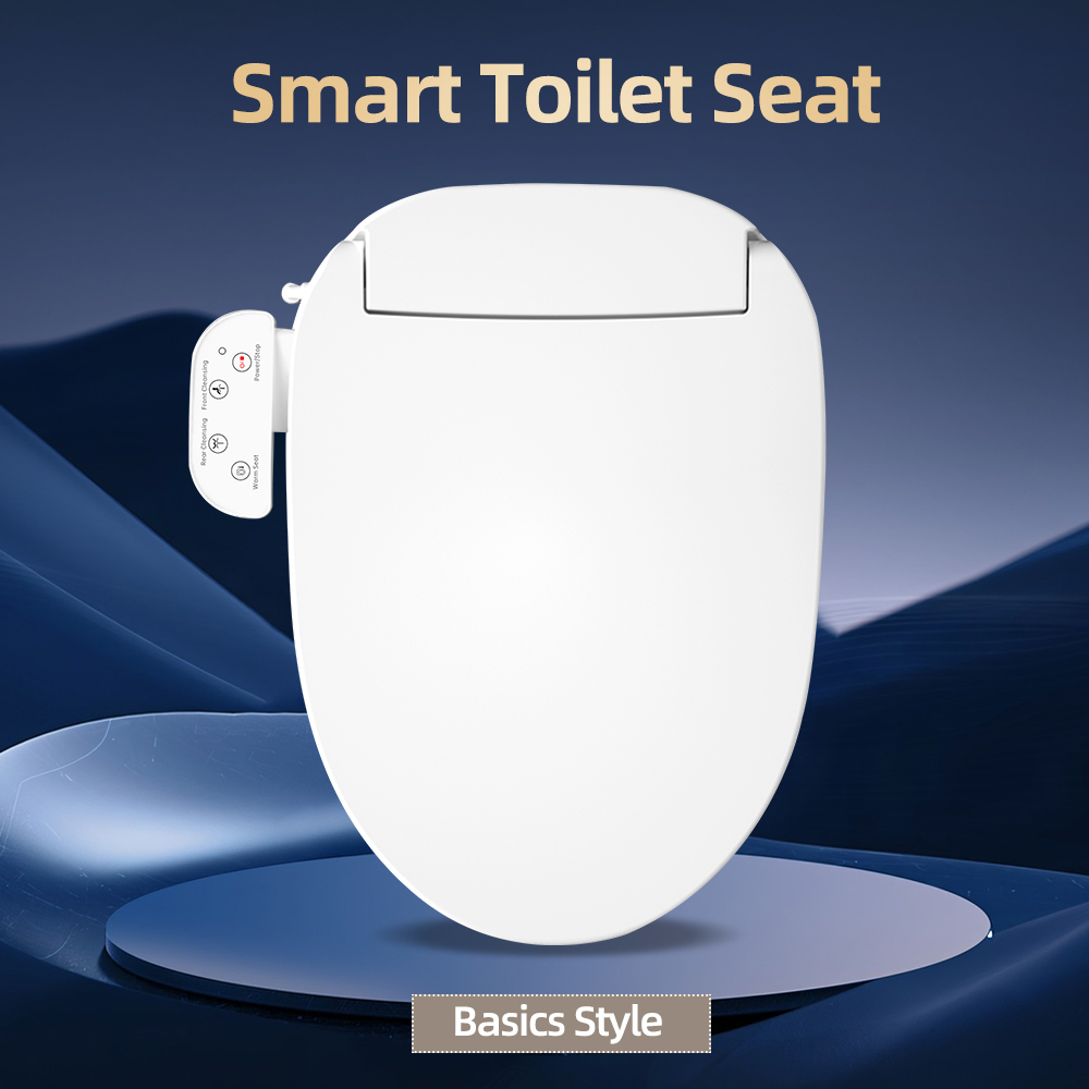 Premium Smart Toilet Seat Cover: Comfort Heated Seat & Soft Close Lid