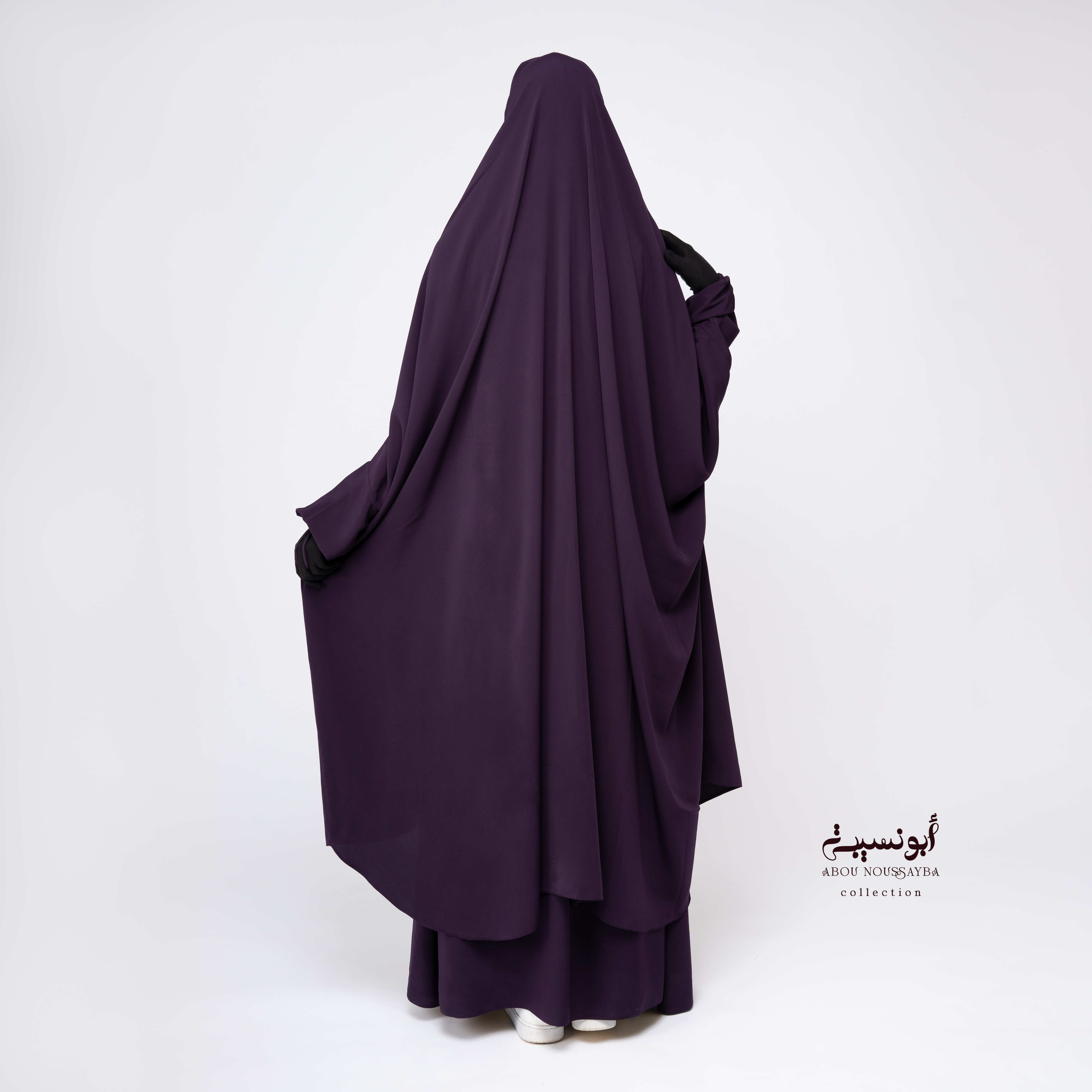 Jilbab Hafsa 2pcs Jupe Aubergine بنفسجي