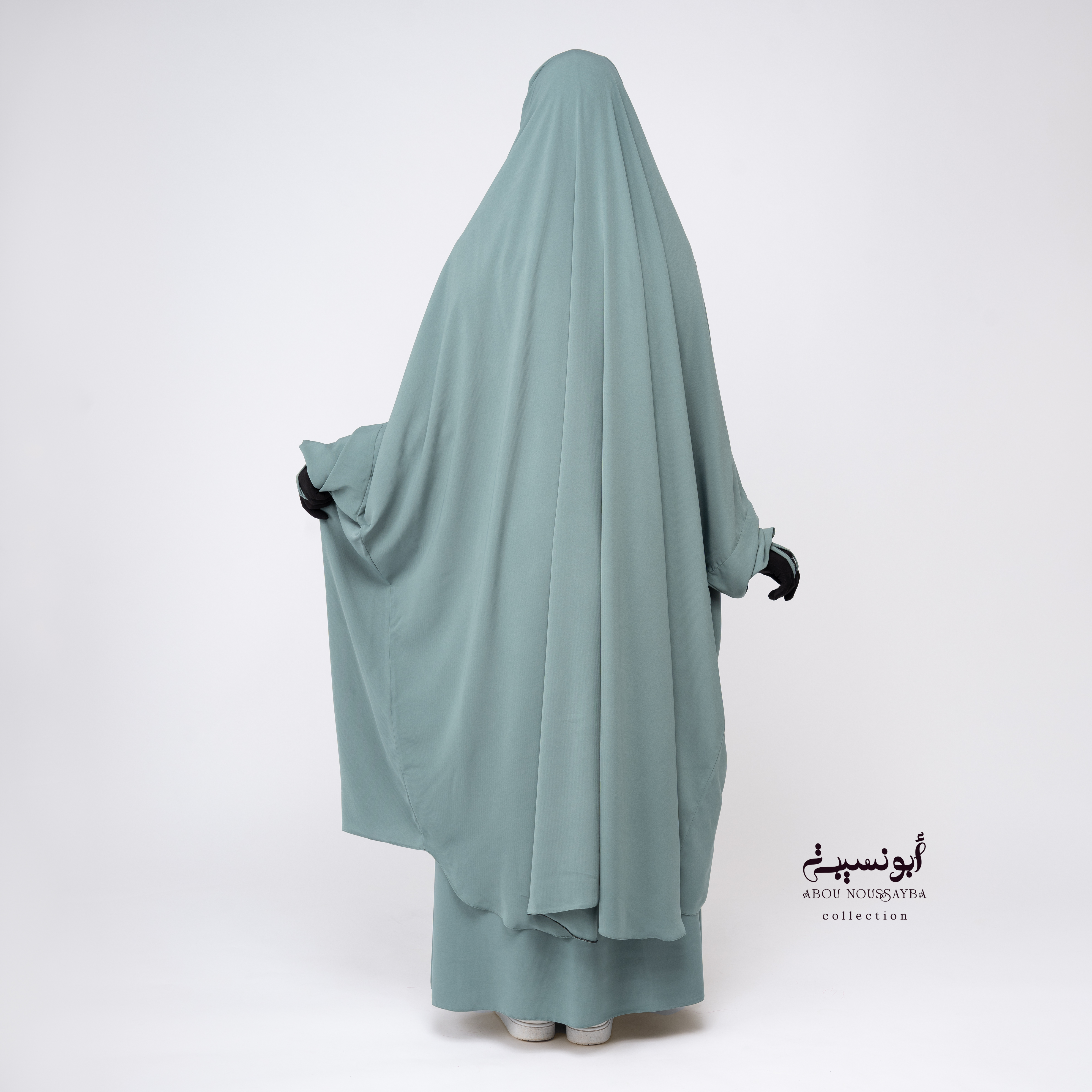 Jilbab Hafsa 2pcs Jupe Vert Pastel اخضر بستيل