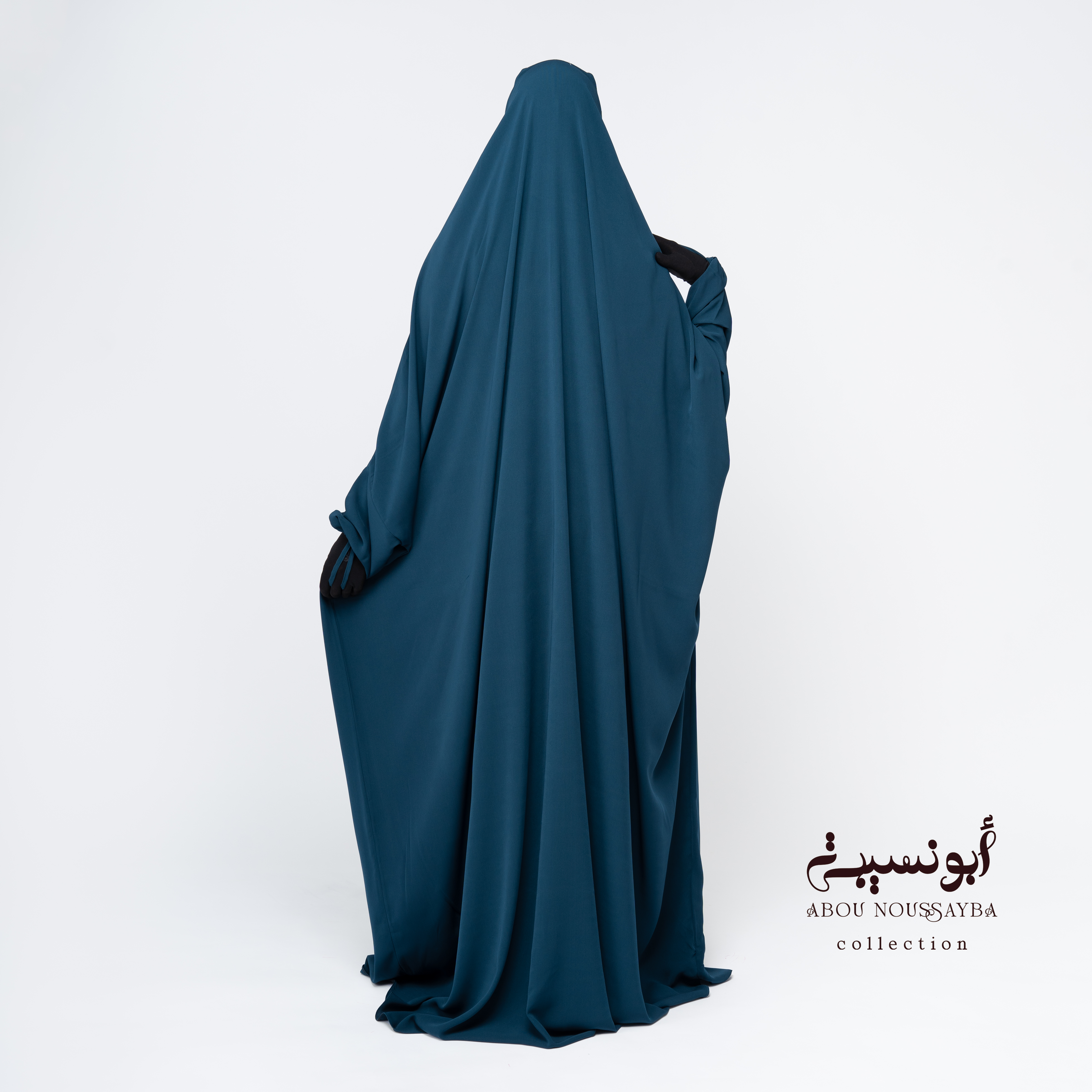 Jilbab Hafsa 1pcs Vert Émeraude اخضر زمردي