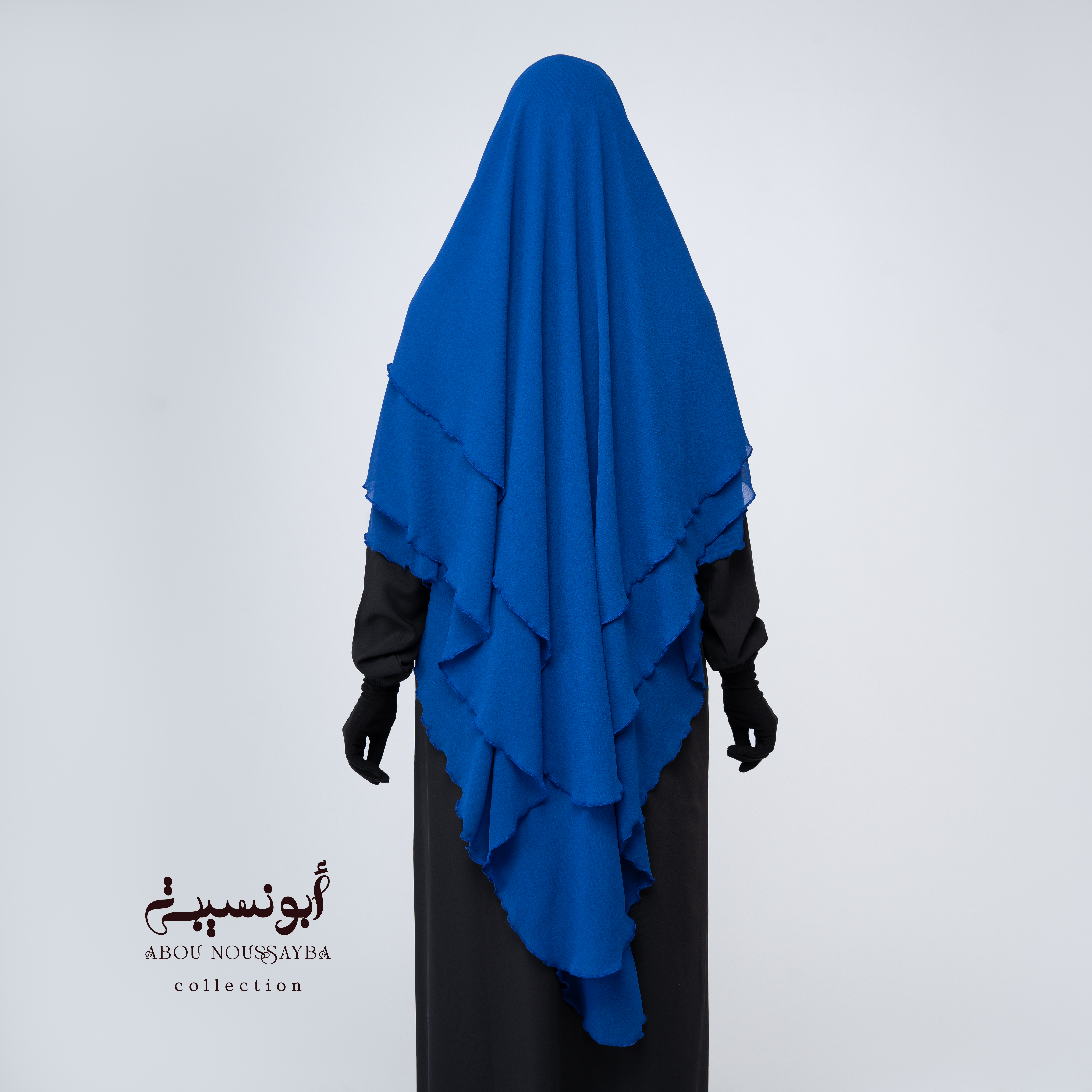 Khimar Isdel foulard bleu خيمار إيسدل فولار أزرق