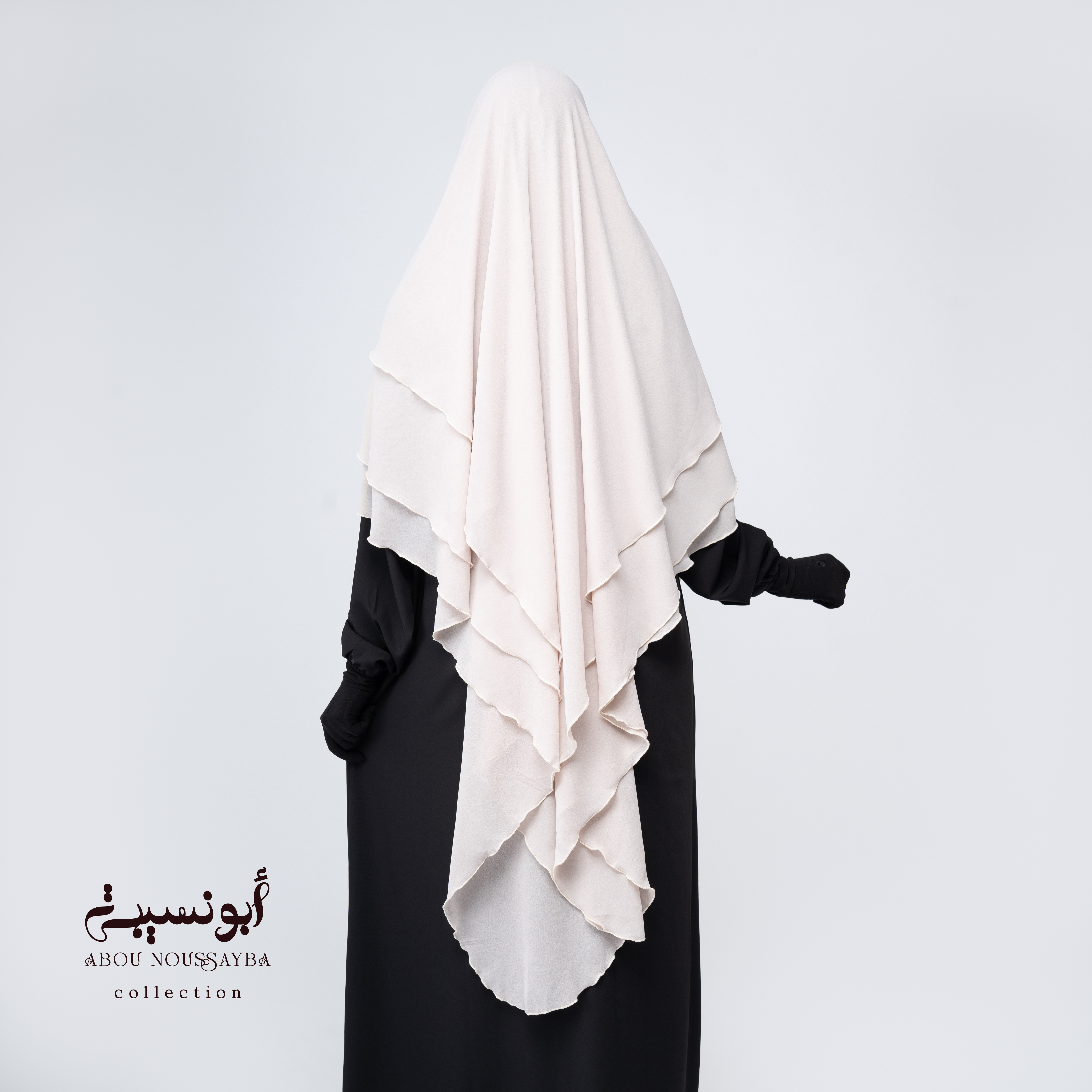 Khimar Isdel foulard Beige clair خيمار إيسدل فولار البيج الفاتح