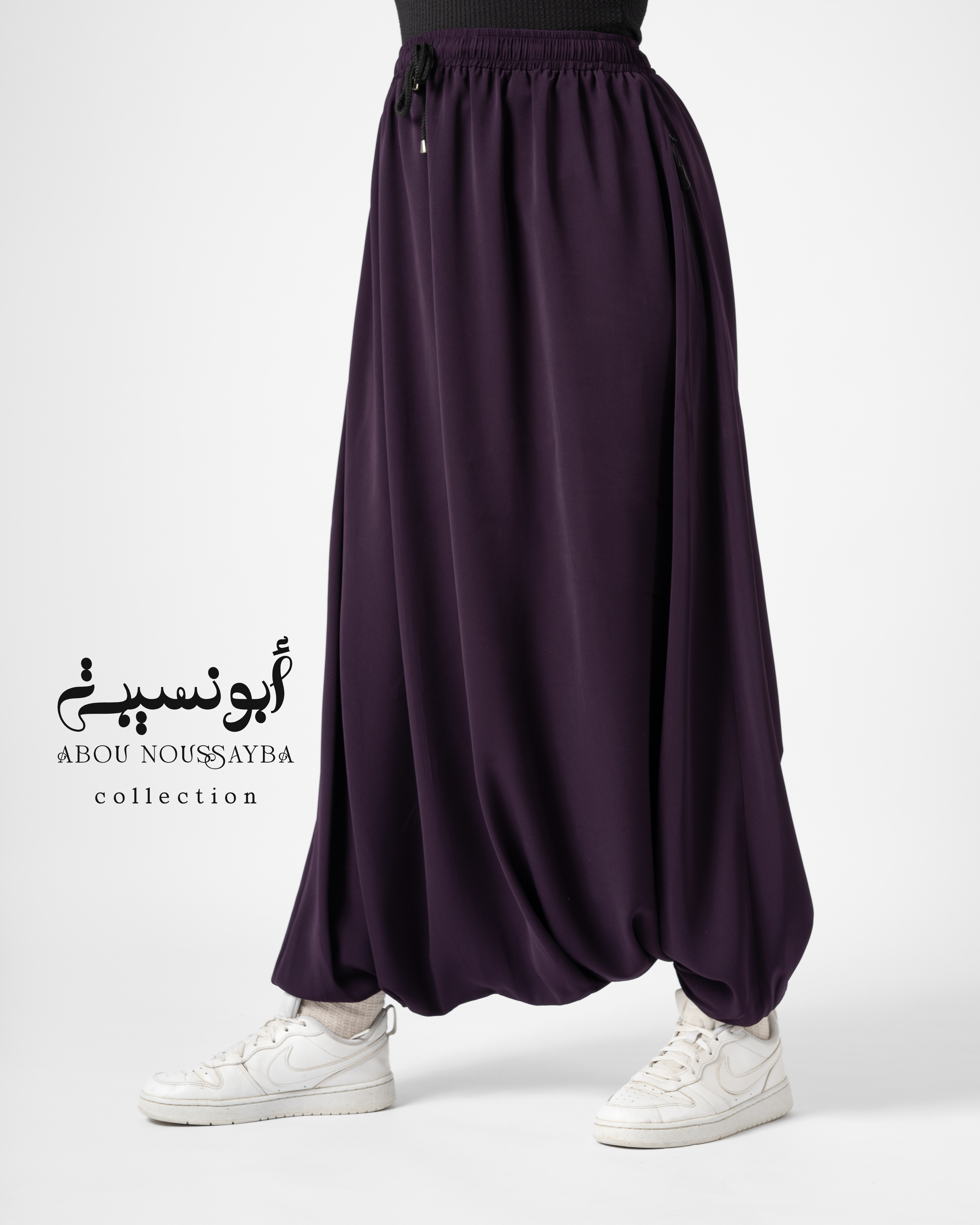 Sarwel سروال Aubergine بنفسجي