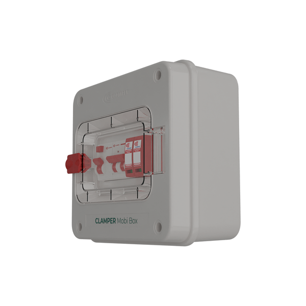Quadro de proteção para carregadores veiculares - 127/220 volts - 40 amperes - CLAMPER Mobi Box 220V 8KW C 40A 