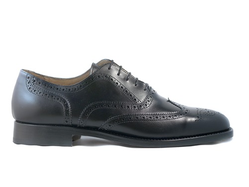 Sapatos de Cordões  Clássico Preto, 100% pele genuína