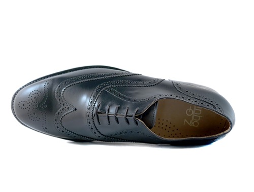 Sapatos de Cordões  Clássico Preto, 100% pele genuína