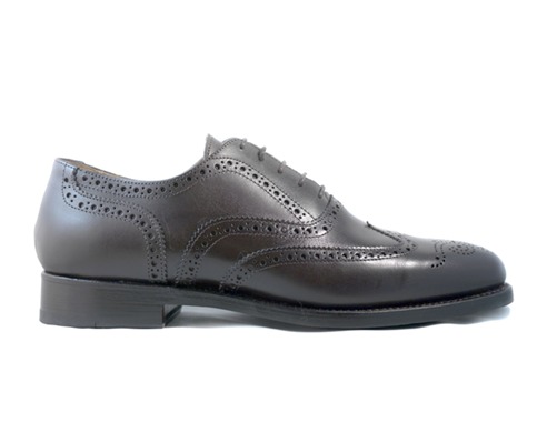 Sapatos de Cordões Clássico Castanho, 100% pele genuína