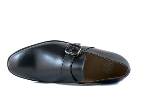 Sapatos de Fivela Preto, 100% pele genuína