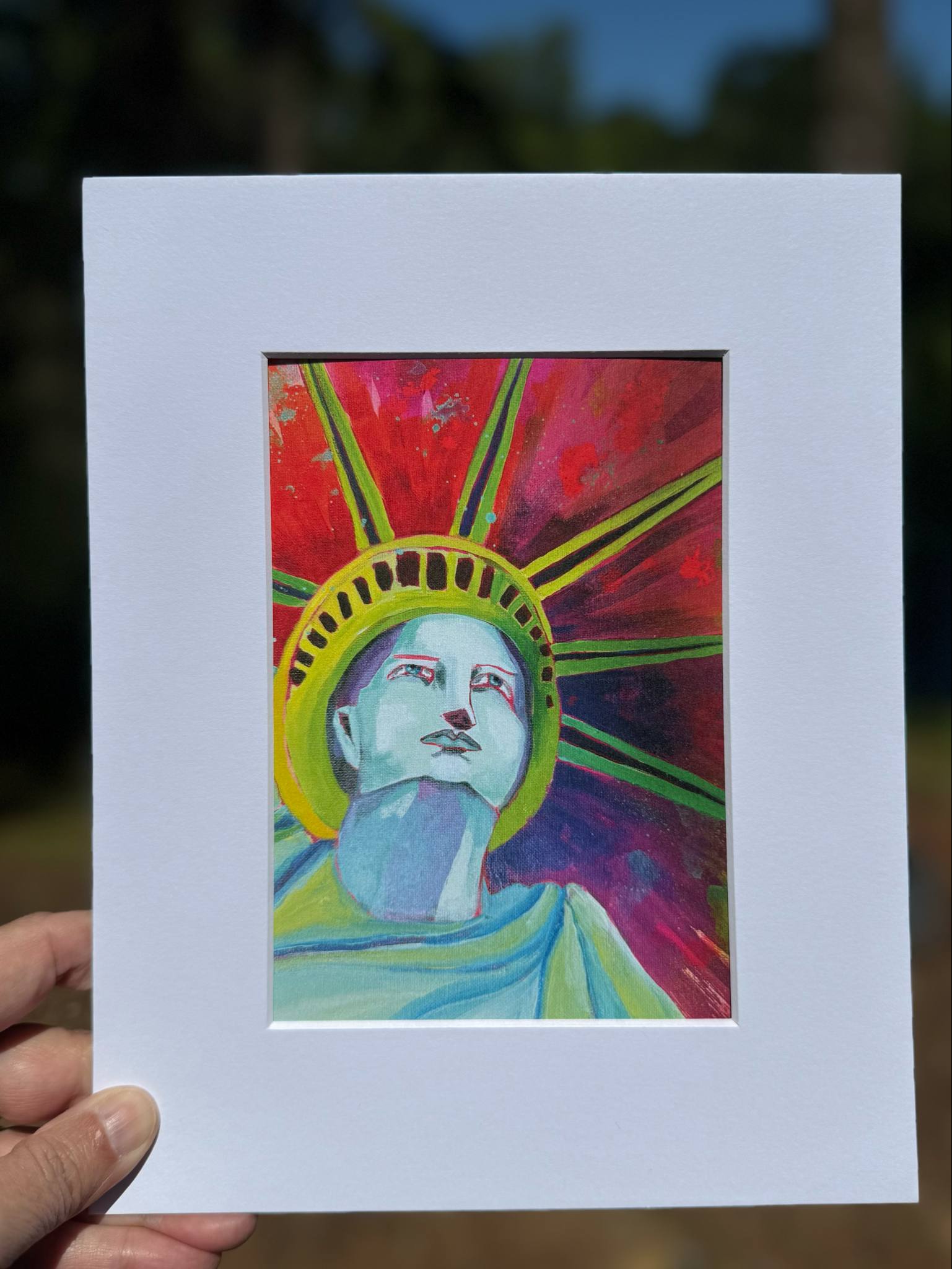 Lady Liberty Print