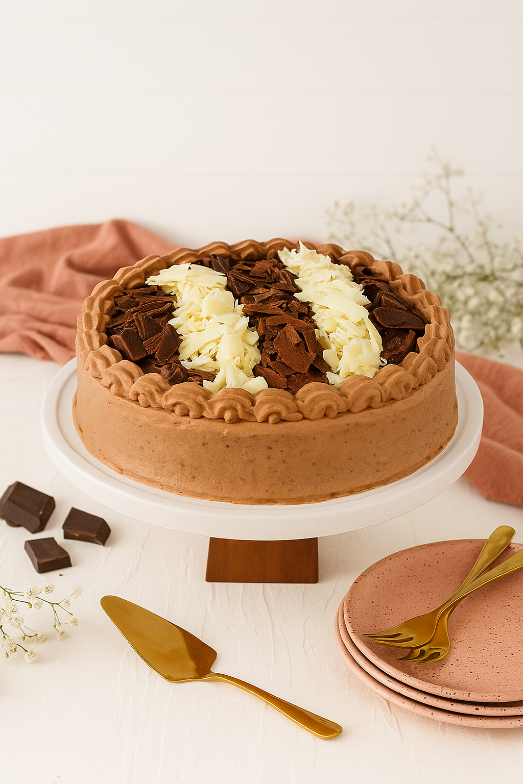 Bolo Mousse de Chocolate