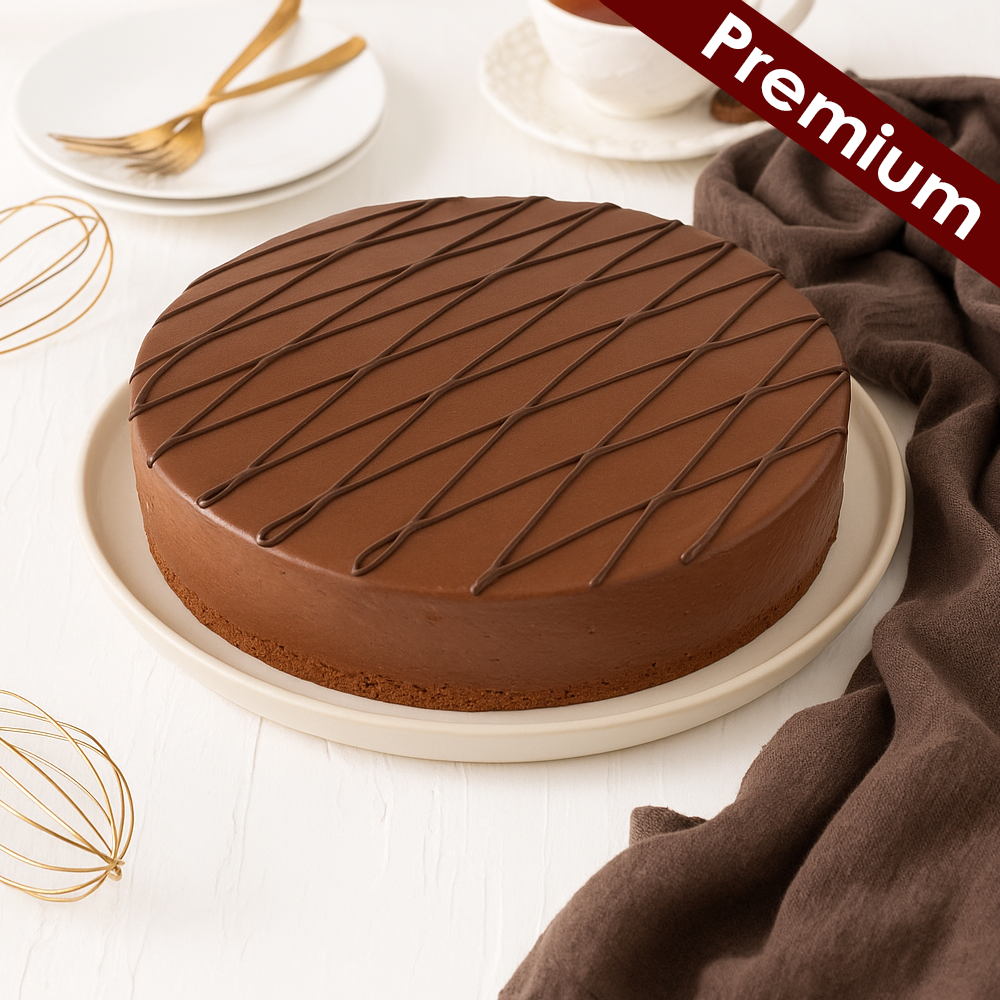 Torta de Chocolate Meio Amargo com Rum