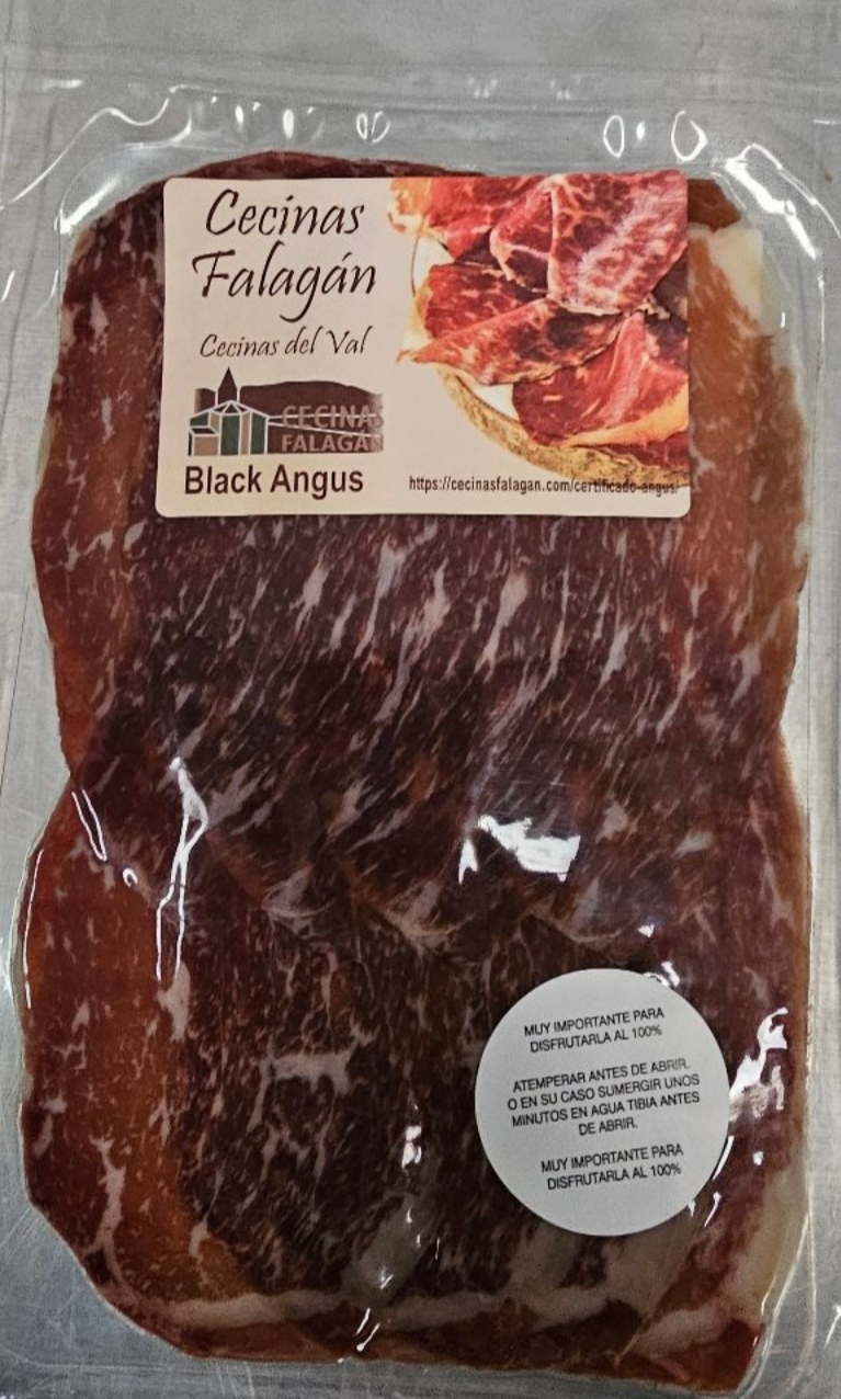 Cecina de Black Angus, Loncheada, 90g
