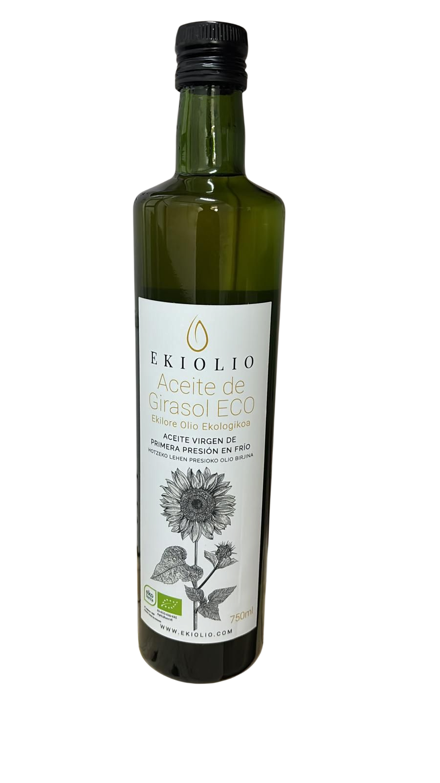 Aceite de Girasol Ecológico Ekiolio