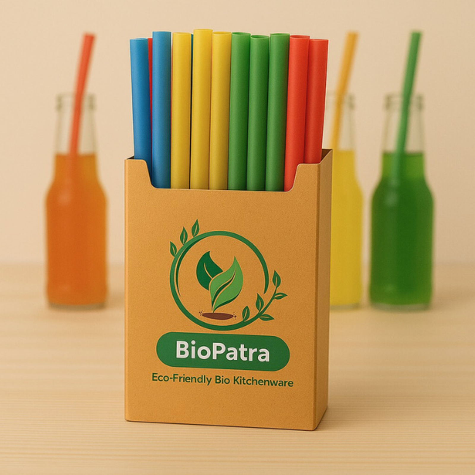 8mm Standard Rice Straws - Multi-Color