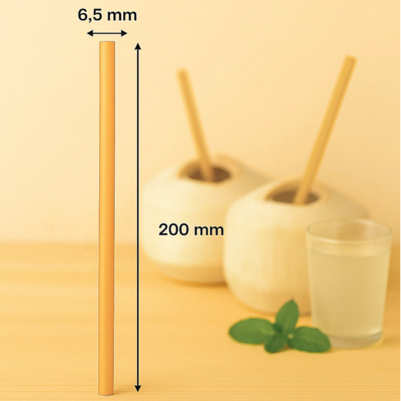 6.5mm Thin Rice Straws - Normal