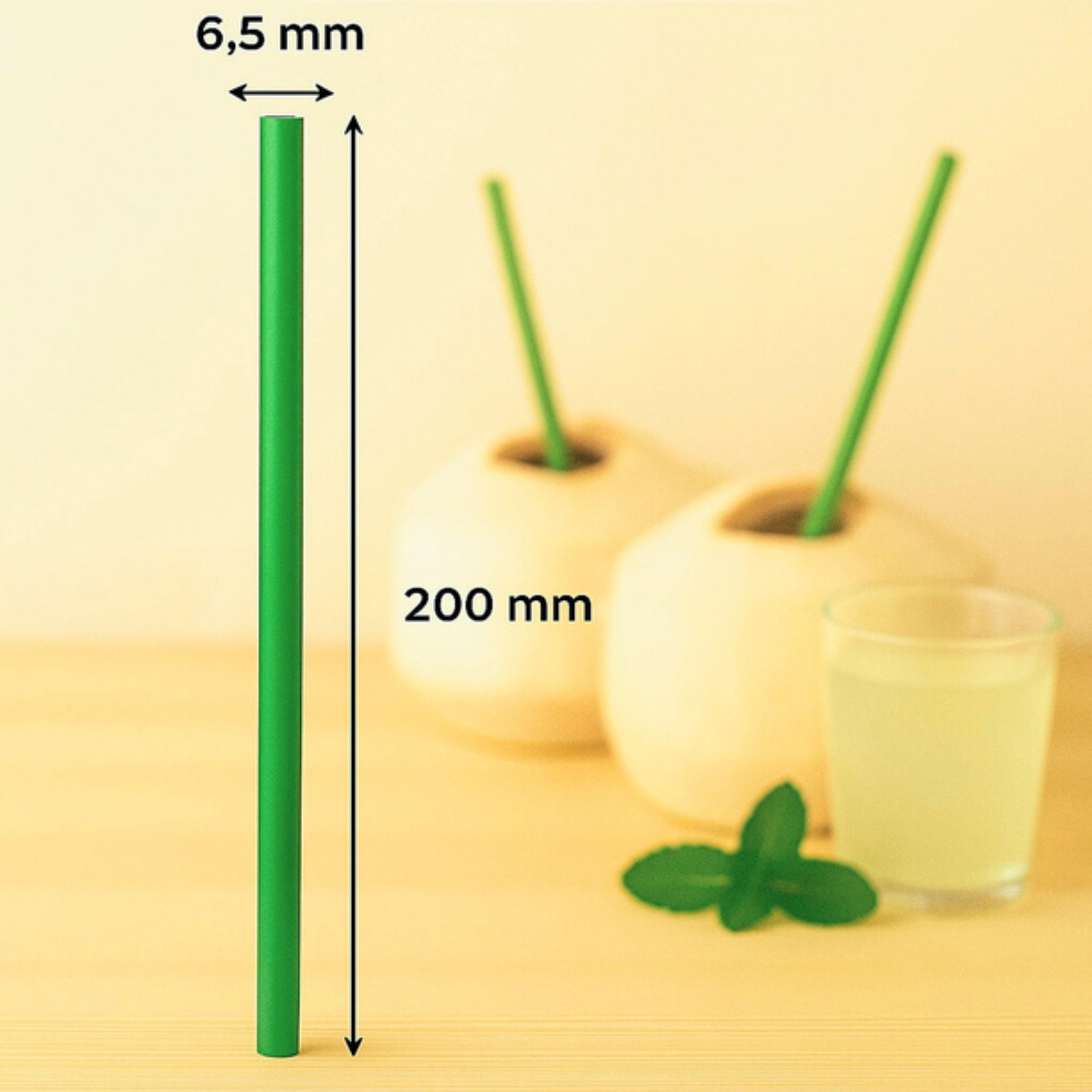 6.5mm Thin Rice Straws - Multi-Color