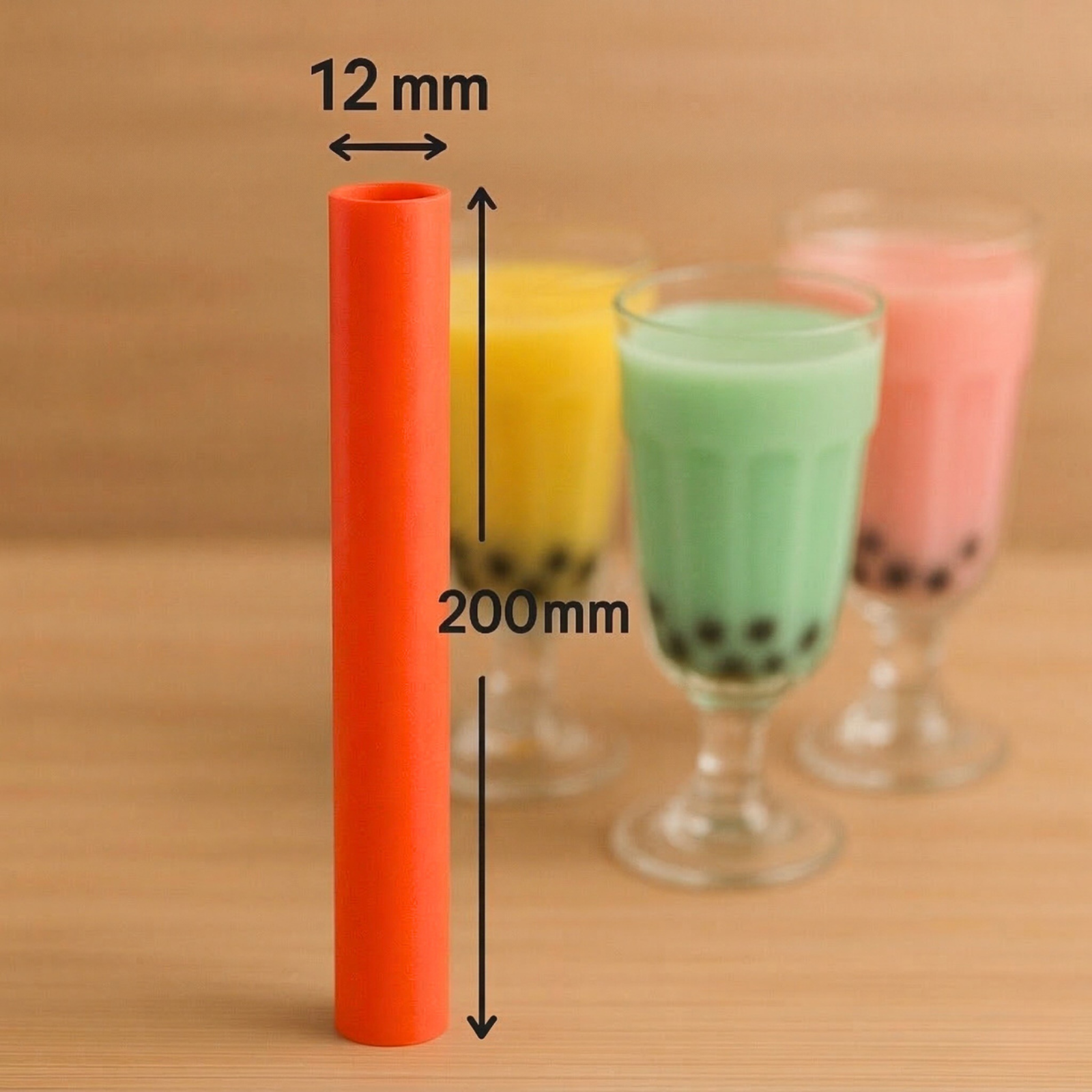12mm Jumbo Rice Straws - Multi-Color