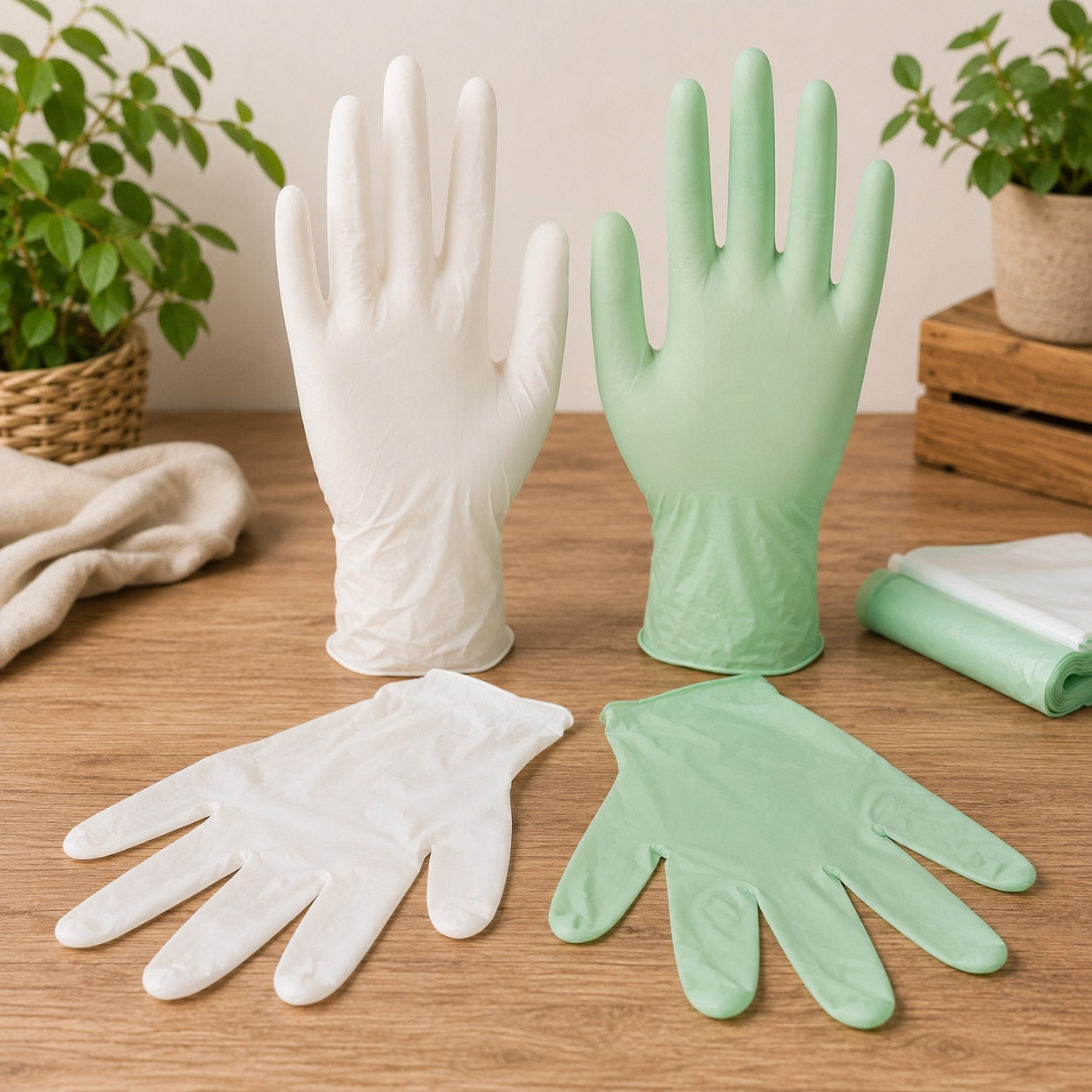 Compostable Bio-Plastic Utility Gloves