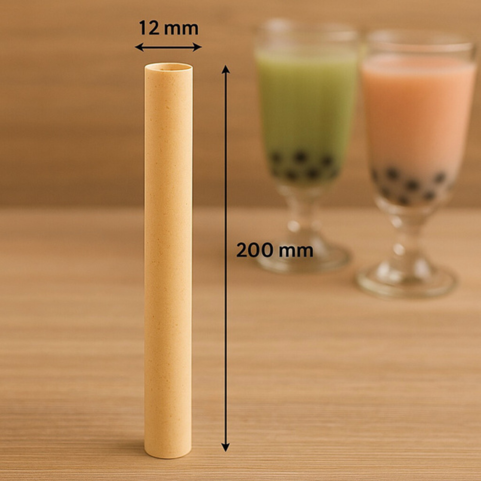12mm Jumbo Rice Straws - Normal