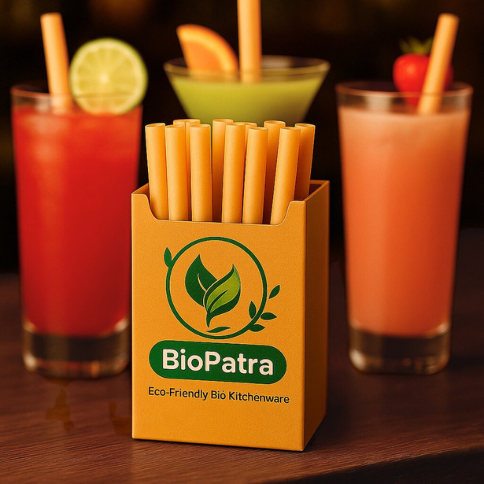 8mm Cocktail Rice Straws - Normal